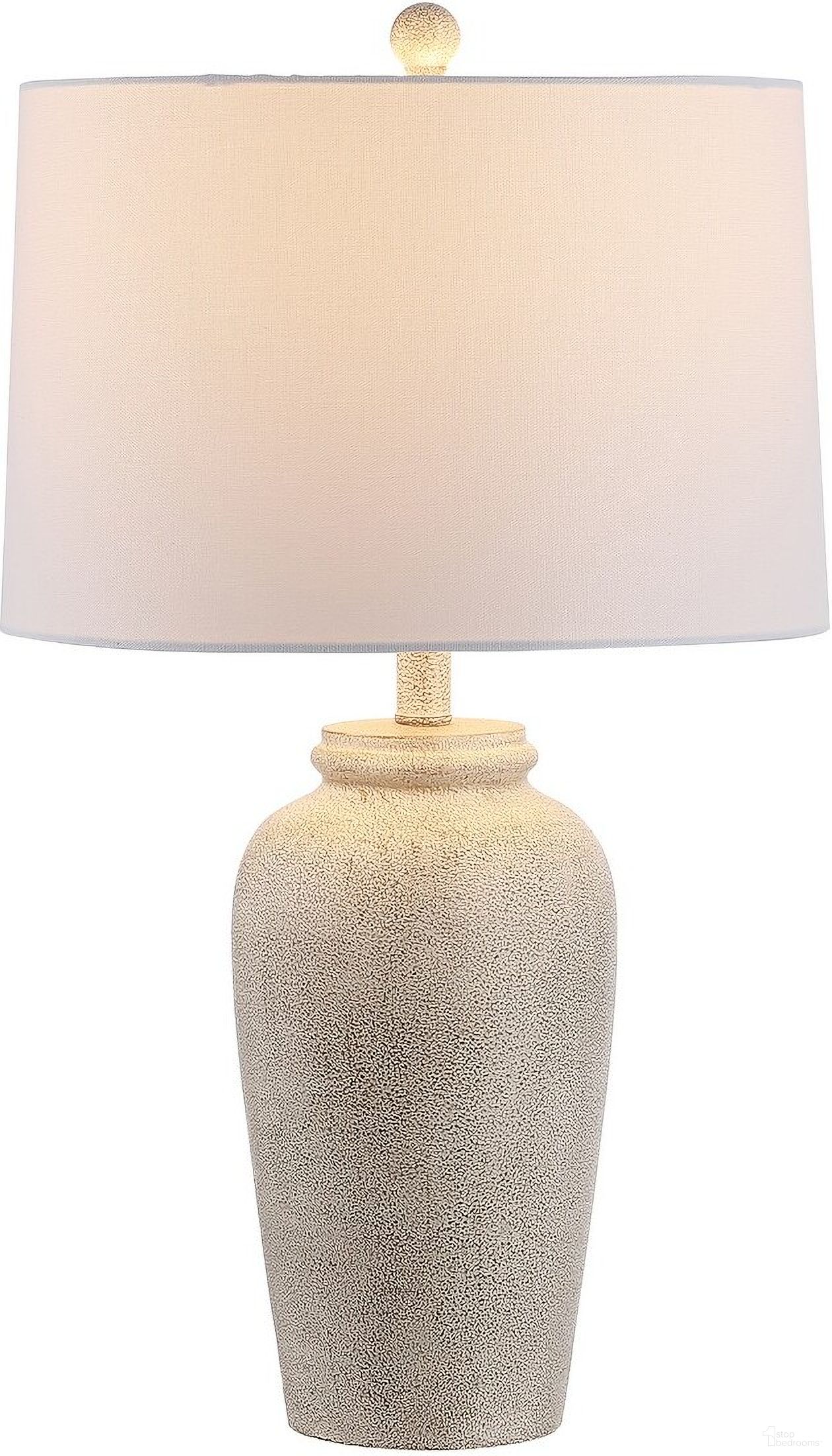 Sabrin Table Lamp in Antique White