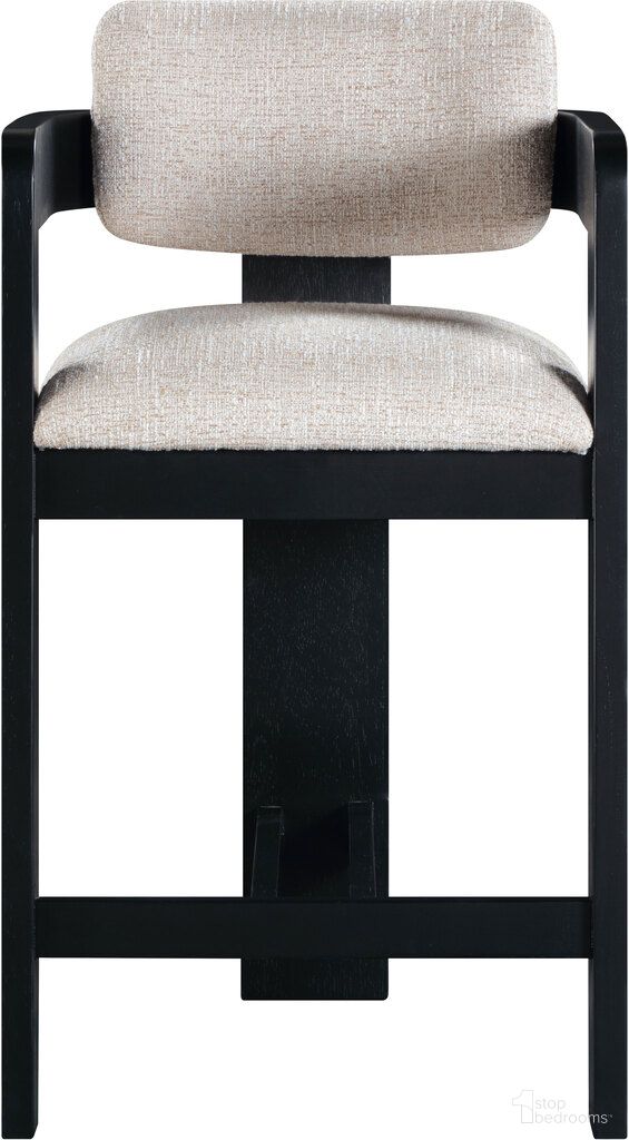 The appearance of Sacha Linen Textured Fabric Stool In Black and Beige designed by Meridian in the modern / contemporary interior design. This black and beige piece of furniture was selected by 1StopBedrooms from Sacha Collection to add a touch of cosiness and style into your home. Sku: 11075Beige-C. Material: Polyester.