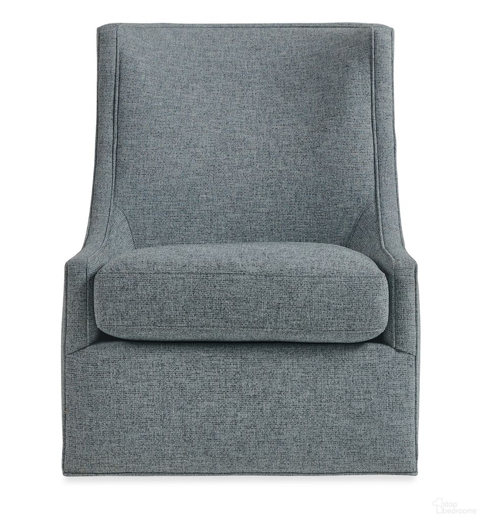 Sacha Swivel Chair In Blue