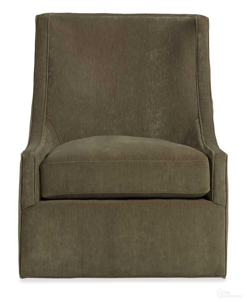Sacha Swivel Chair In Brown