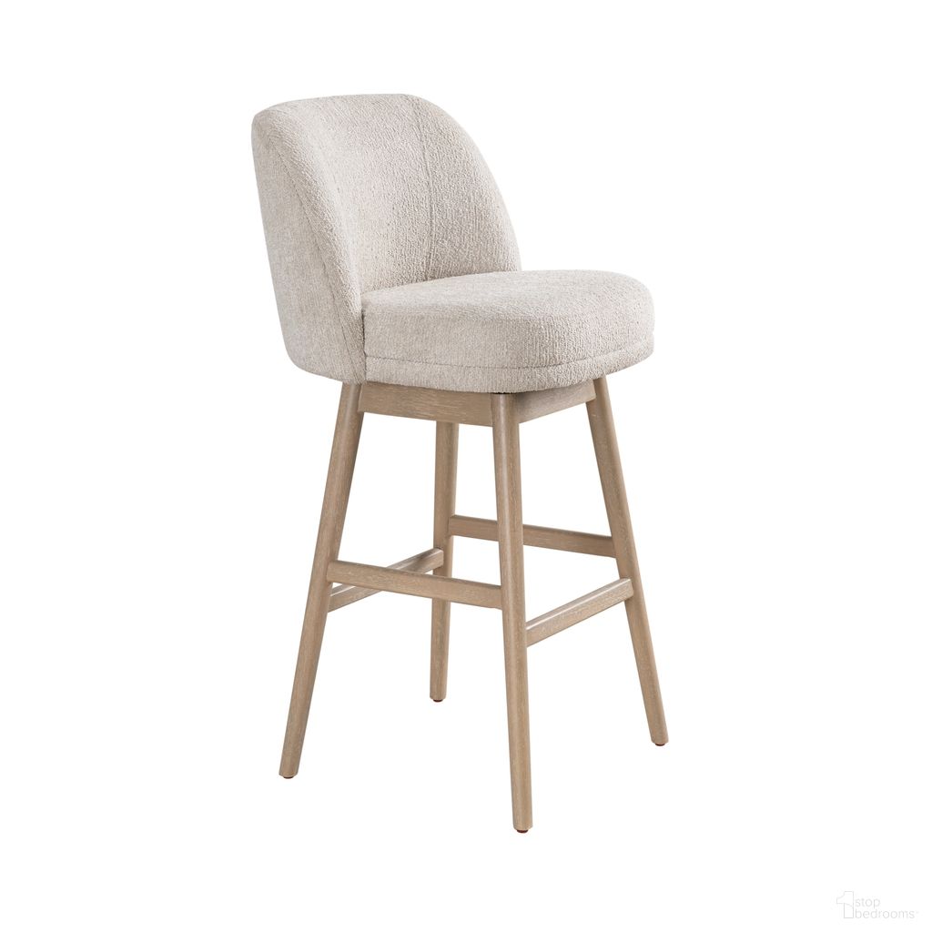 The appearance of Sadie 30 Inch Bar Height Swivel Barstool In Ancient Stone designed by Armen Living in the modern / contemporary interior design. This ancient stone piece of furniture was selected by 1StopBedrooms from Sadie Collection to add a touch of cosiness and style into your home. Sku: LCSABAWOAS30. Material: Polyester.