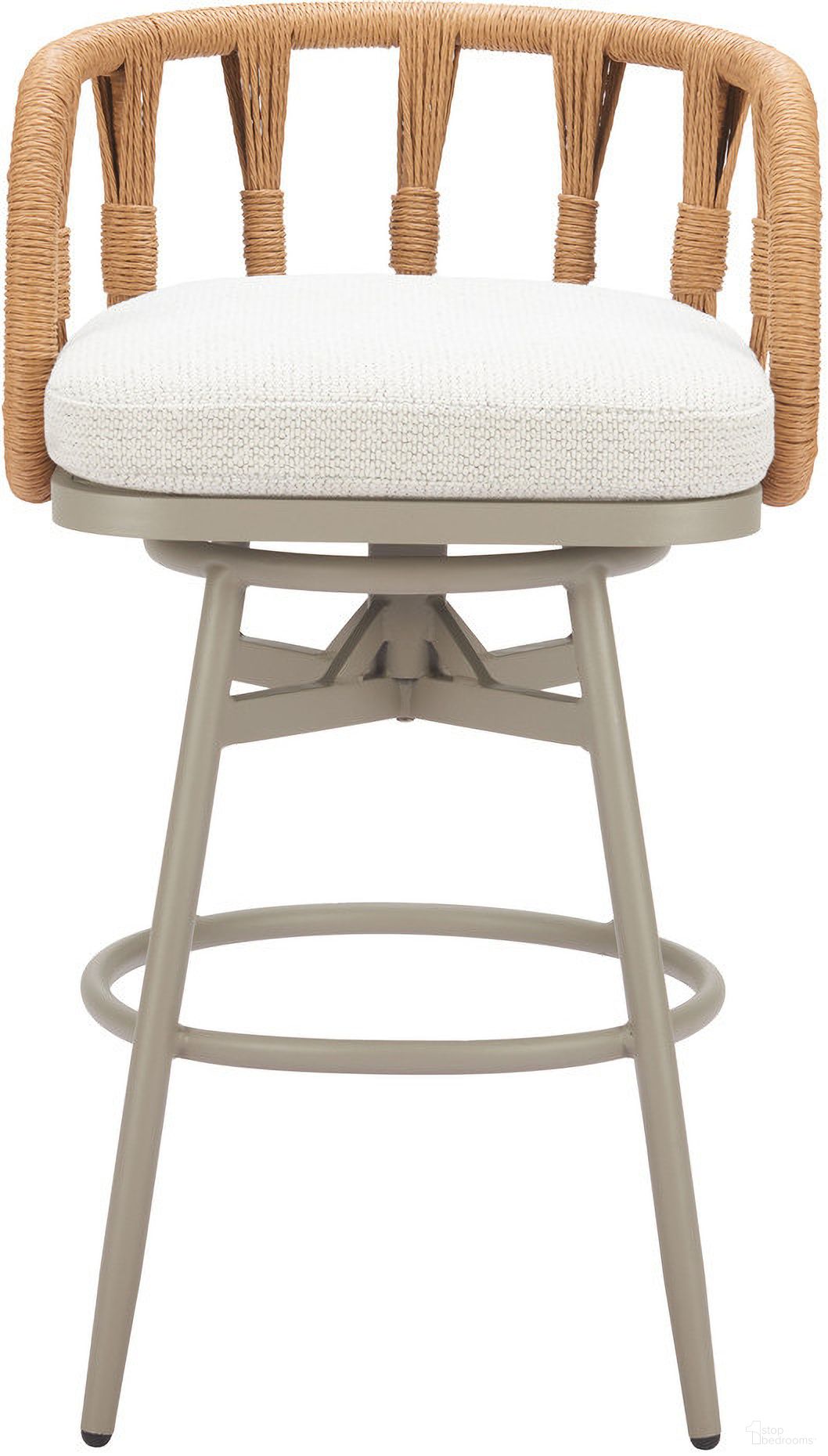 The appearance of Safal Swivel Barstool In Multicolor designed by Zuo Modern in the modern / contemporary interior design. This multicolor piece of furniture was selected by 1StopBedrooms from Safal Collection to add a touch of cosiness and style into your home. Sku: 704143. Material: Polyester.