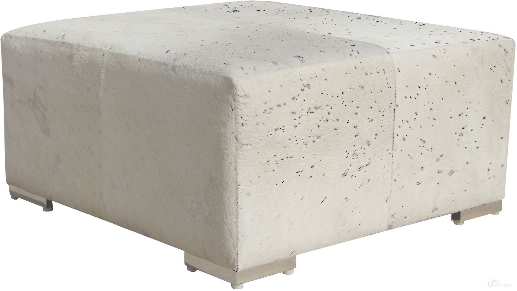 The appearance of Safari Collection Foil Cowhide and Steel Square Ottoman In Silver designed by Pasargad Home in the modern / contemporary interior design. This silver piece of furniture was selected by 1StopBedrooms from Safari Collection to add a touch of cosiness and style into your home. Sku: PGN-422. Material: Cow Hide.