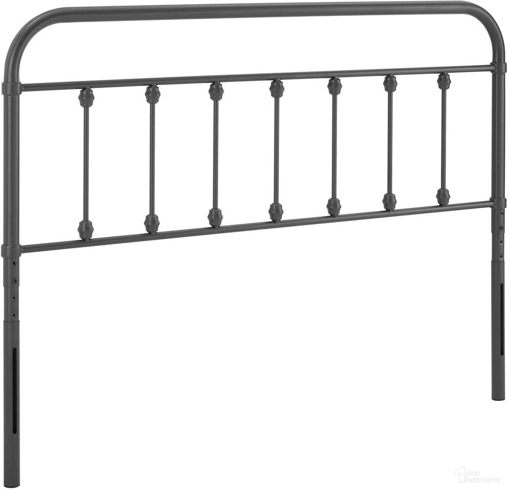 Sage Twin Metal Headboard In Gray
