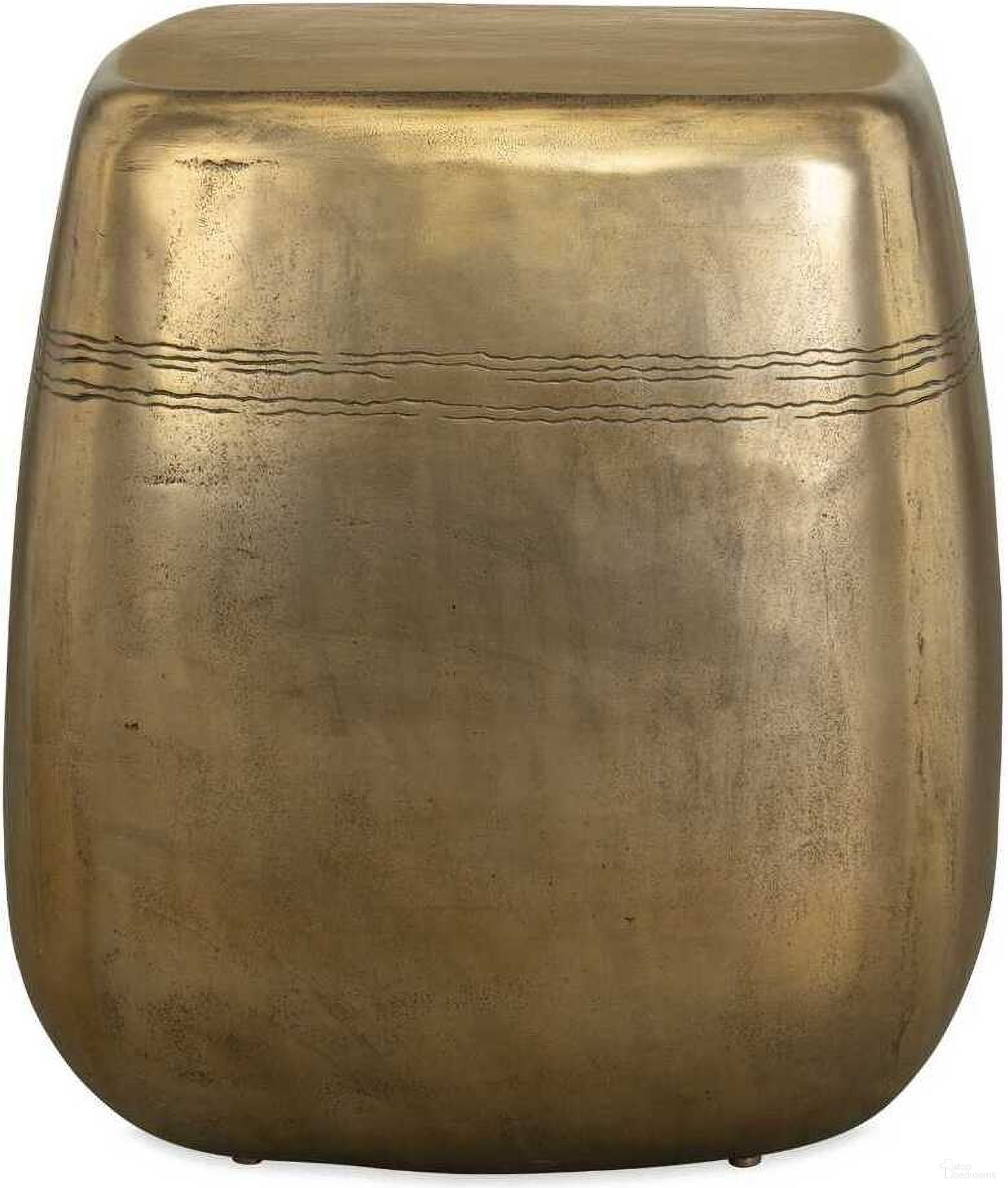 Saguaro Indoor-Outdoor Side Table In Gold and Brass