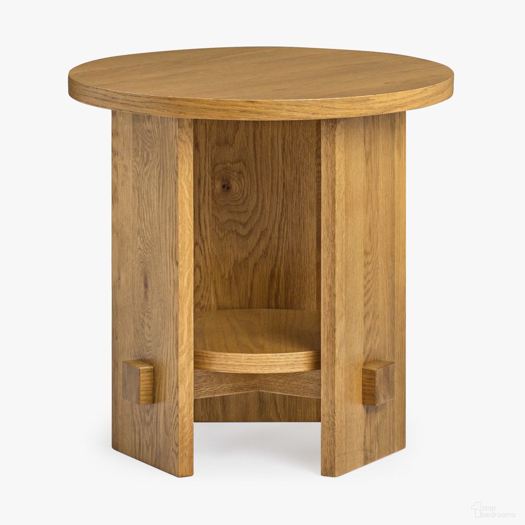 The appearance of Saguaro Oak End Table In Honey Oak designed by Co. House Designs in the coastal interior design. This honey oak piece of furniture  was selected by 1StopBedrooms from Saguaro Collection to add a touch of cosiness and style into your home. Sku: CH-1001851-VN14-FN-LV-ST-NT-OS. Material: Solid Oak.