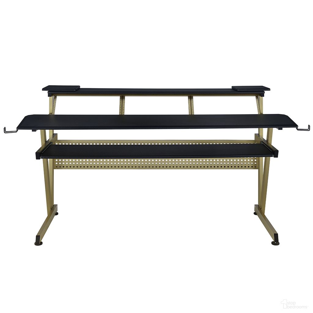 The appearance of Saida Music Desk In Black designed by ACME in the industrial interior design. This black piece of furniture was selected by 1StopBedrooms from Saida Collection to add a touch of cosiness and style into your home. Sku: OF02747. Material: Wood.