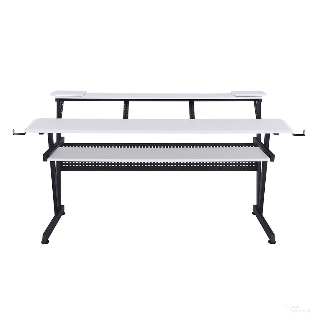 The appearance of Saida Music Desk In White designed by ACME in the industrial interior design. This white piece of furniture was selected by 1StopBedrooms from Saida Collection to add a touch of cosiness and style into your home. Sku: OF02748. Material: Wood.