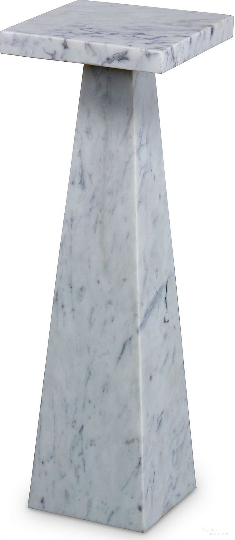 The appearance of Sala Square Accent Table In White and Grey designed by Century Furniture in the modern / contemporary interior design. This white/grey piece of furniture  was selected by 1StopBedrooms from Grand Tour Furniture Collection to add a touch of cosiness and style into your home. Sku: SF6049. Material: Marble.