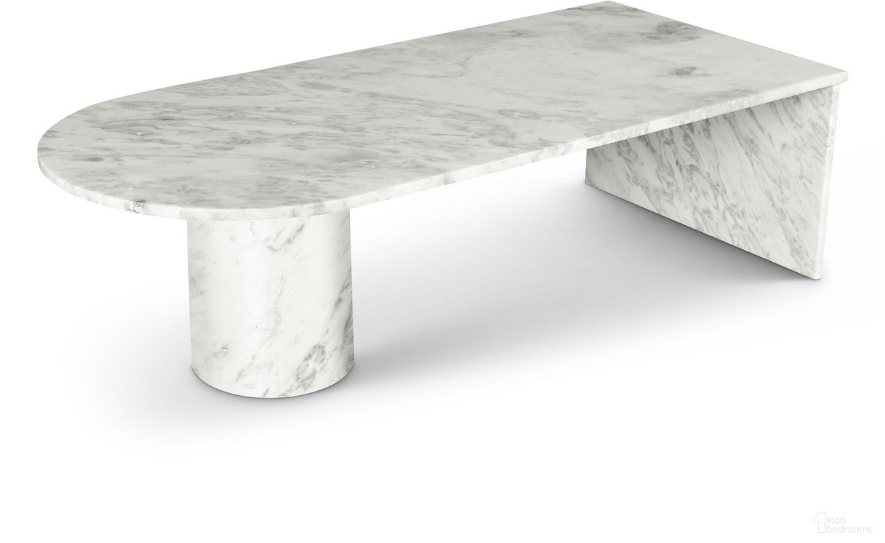 Salerno Coffee Table In White