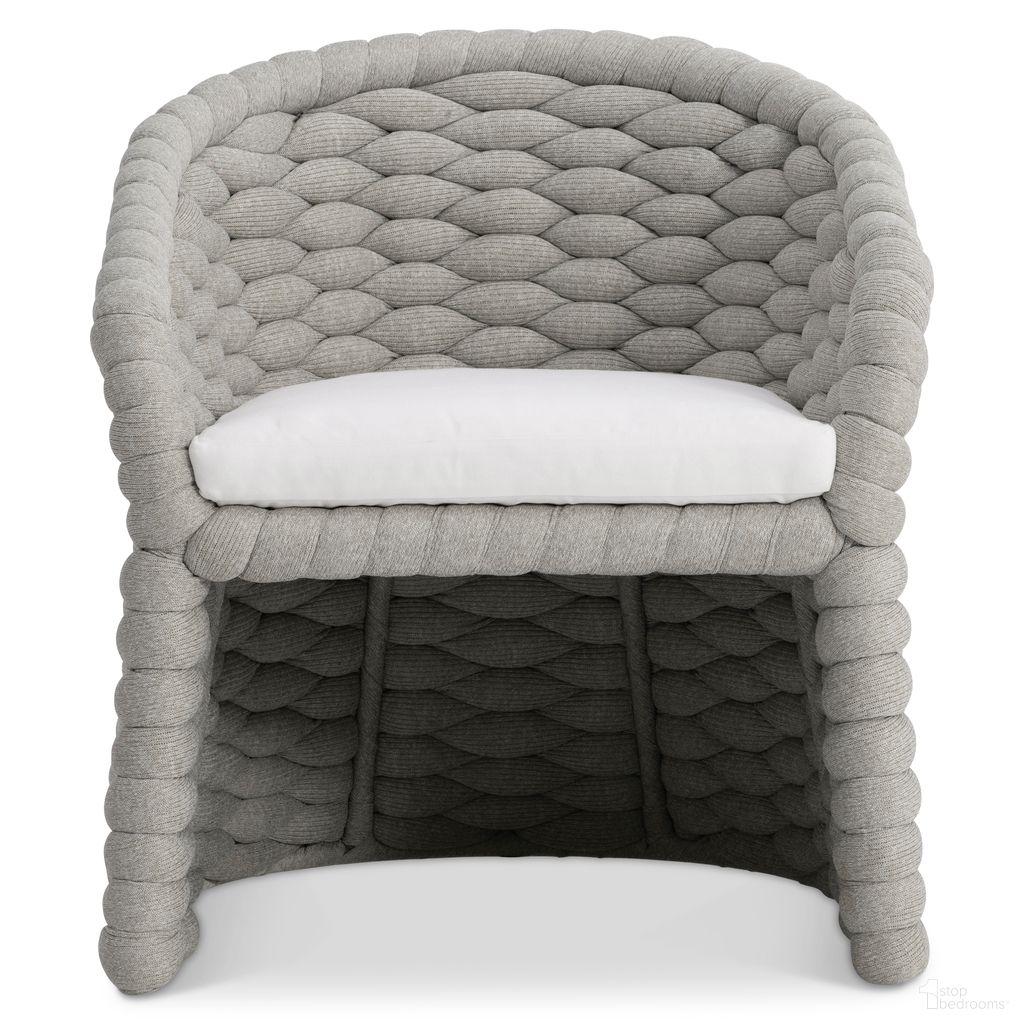 Salinas Nordic Grey Arm Chair In Grey