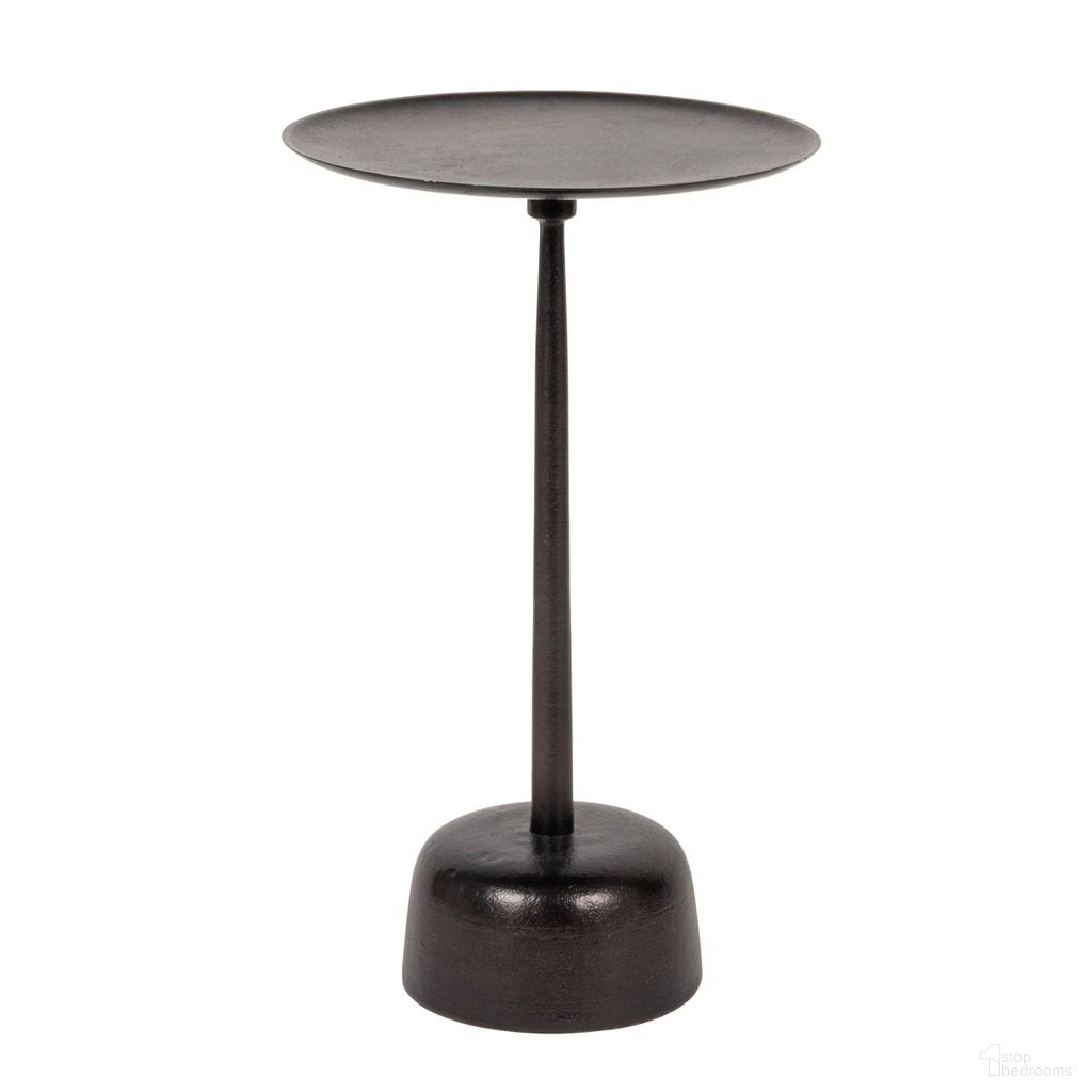 The appearance of Samuel Metal Martini Cocktail Table In Black designed by Rowena Interiors in the modern / contemporary interior design. This black piece of furniture  was selected by 1StopBedrooms from Samuel Collection to add a touch of cosiness and style into your home. Sku: EC2082. Material: Aluminum.