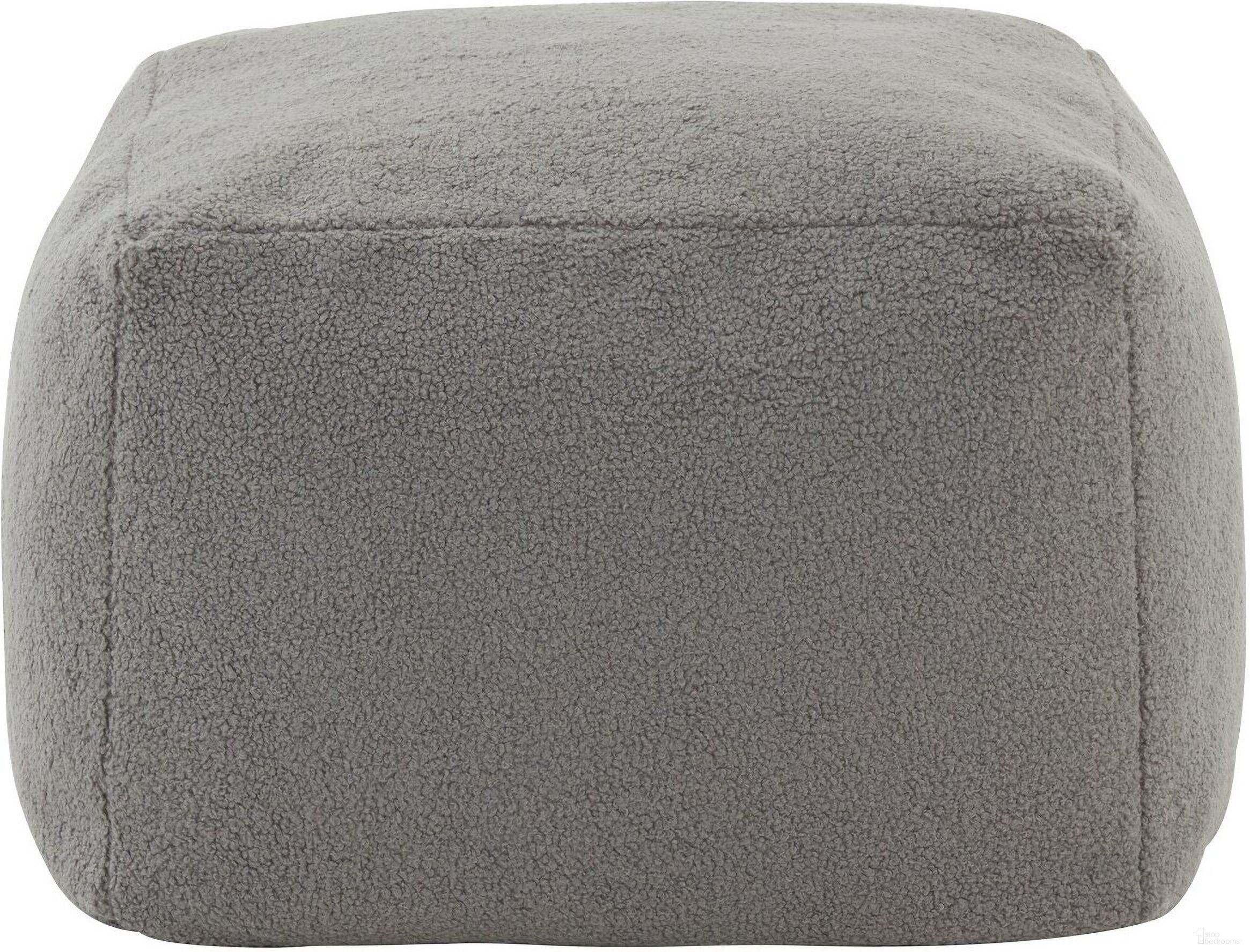 The appearance of Samuels Boucle Pouf In Dark Grey designed by Safavieh Couture in the transitional interior design. This dark grey piece of furniture was selected by 1StopBedrooms from Samuels Collection to add a touch of cosiness and style into your home. Sku: SFV5041E. Material: Top Grain Leather.