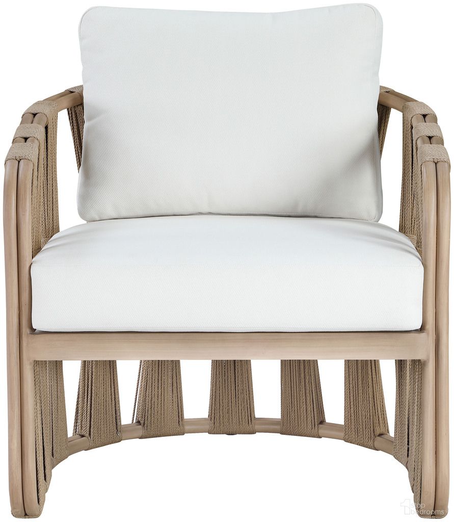 The appearance of San Pietro Fabric Upholstered Outdoor Patio Chair In Cream and Natural designed by Meridian in the modern / contemporary interior design. This natural/cream piece of furniture was selected by 1StopBedrooms from San Pietro Collection to add a touch of cosiness and style into your home. Sku: 55005Cream-C. Material: Olefin.