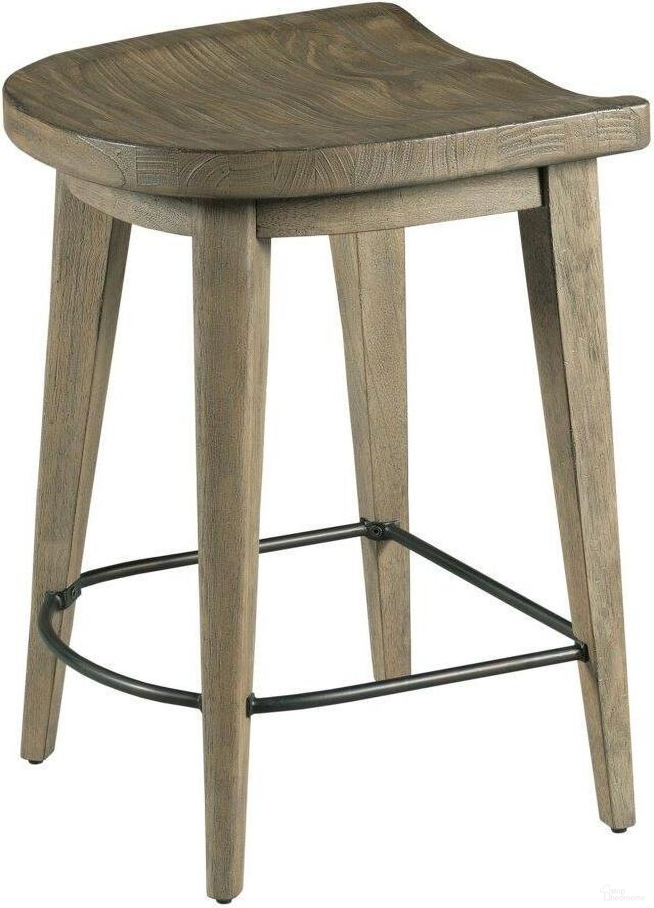 The appearance of Sanbern Bar Stool Set of 2 designed by Hammary in the transitional interior design. This light stain piece of furniture  was selected by 1StopBedrooms from Sanbern Collection to add a touch of cosiness and style into your home. Sku: 051-690. Material: Wood.