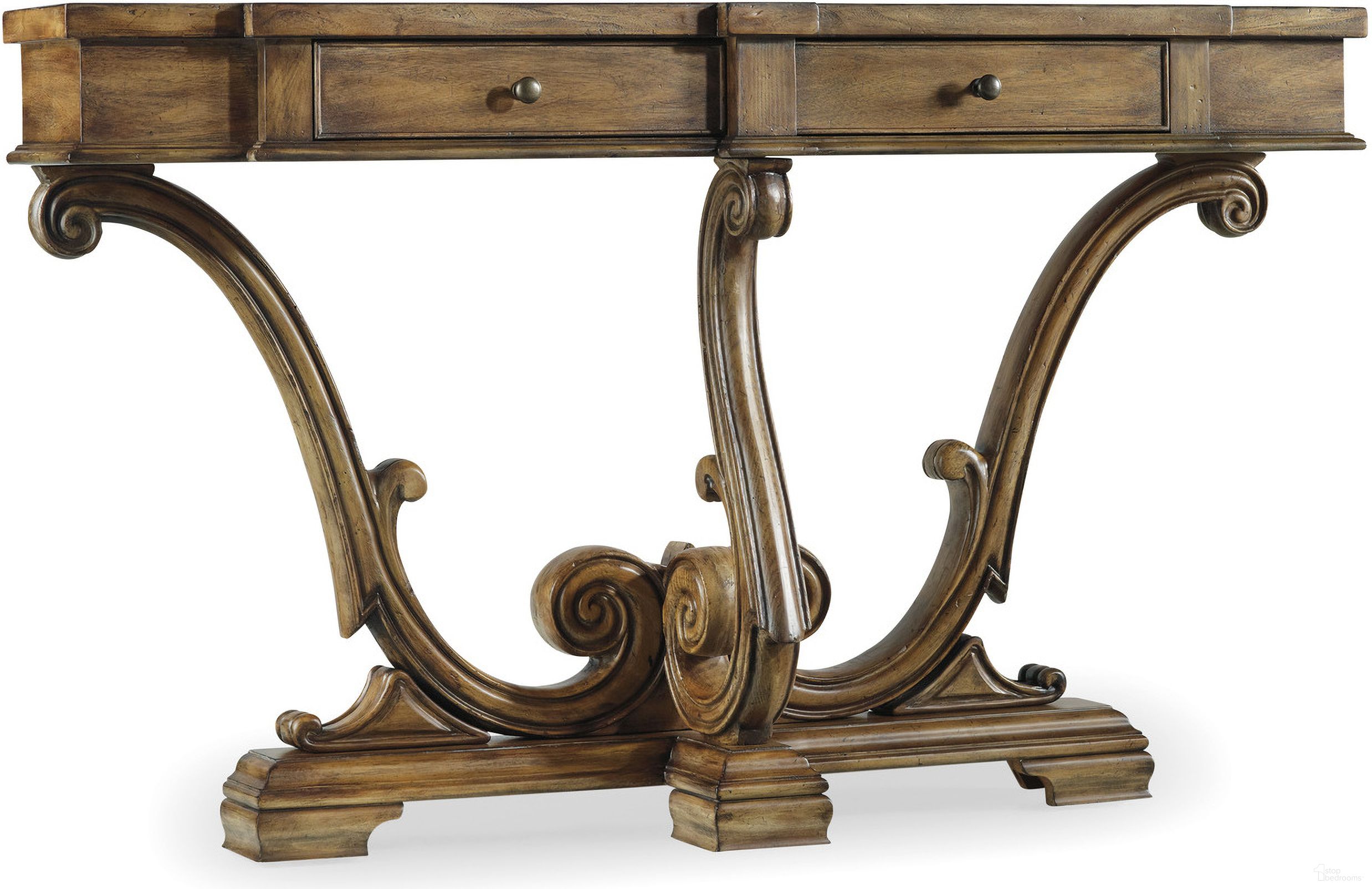 The appearance of Sanctuary Medium Wood Amber Sands Thin Console designed by Hooker in the traditional interior design. This medium wood piece of furniture was selected by 1StopBedrooms from Sanctuary Collection to add a touch of cosiness and style into your home. Sku: 3022-85001. Material: Maple.