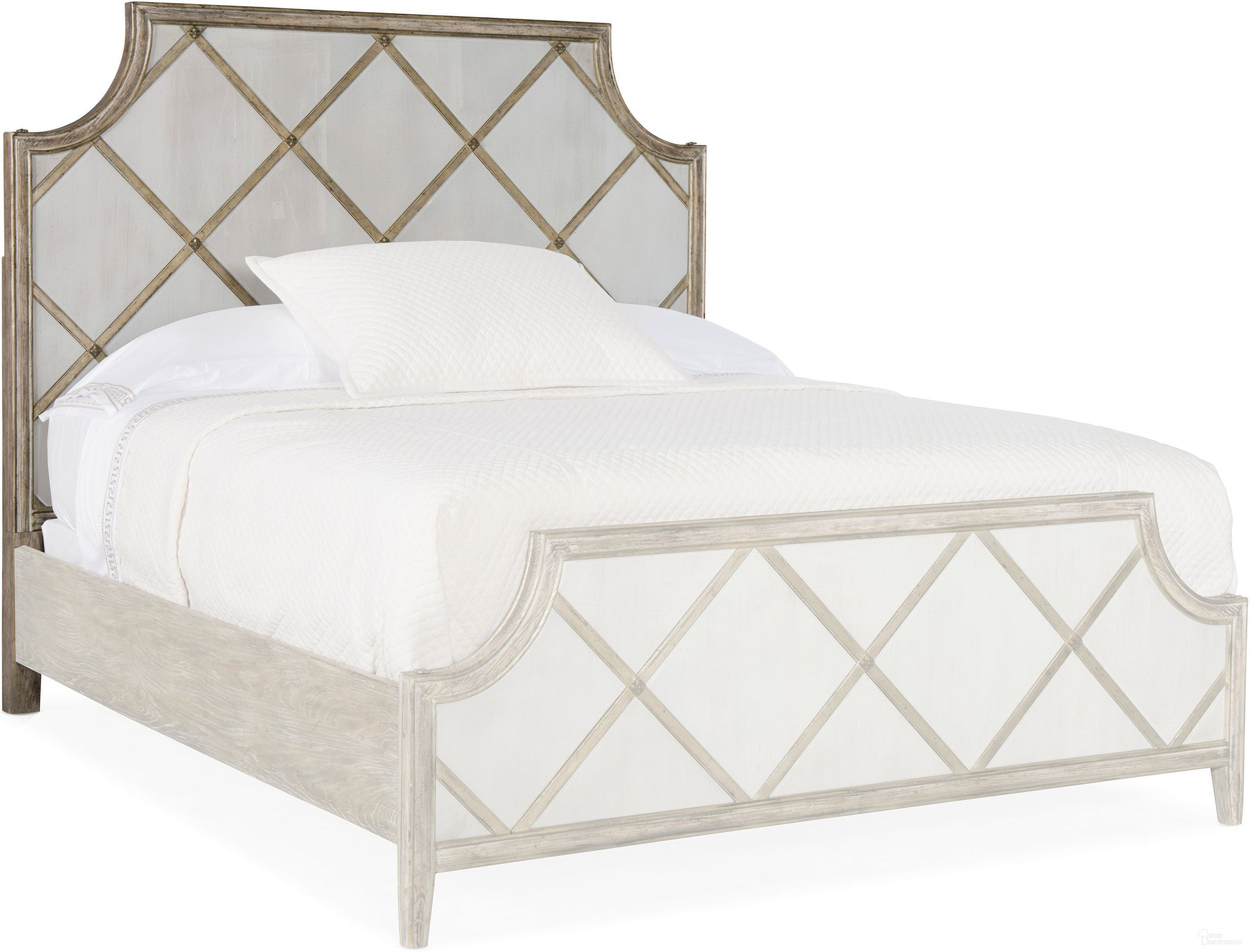 The appearance of Sanctuary Diamont King/California King Panel Headboard designed by Hooker in the traditional interior design. This medium wood piece of furniture  was selected by 1StopBedrooms from Sanctuary 2 Collection to add a touch of cosiness and style into your home. Sku: 5875-90367-95. Material: Wood. Bed Size: King.