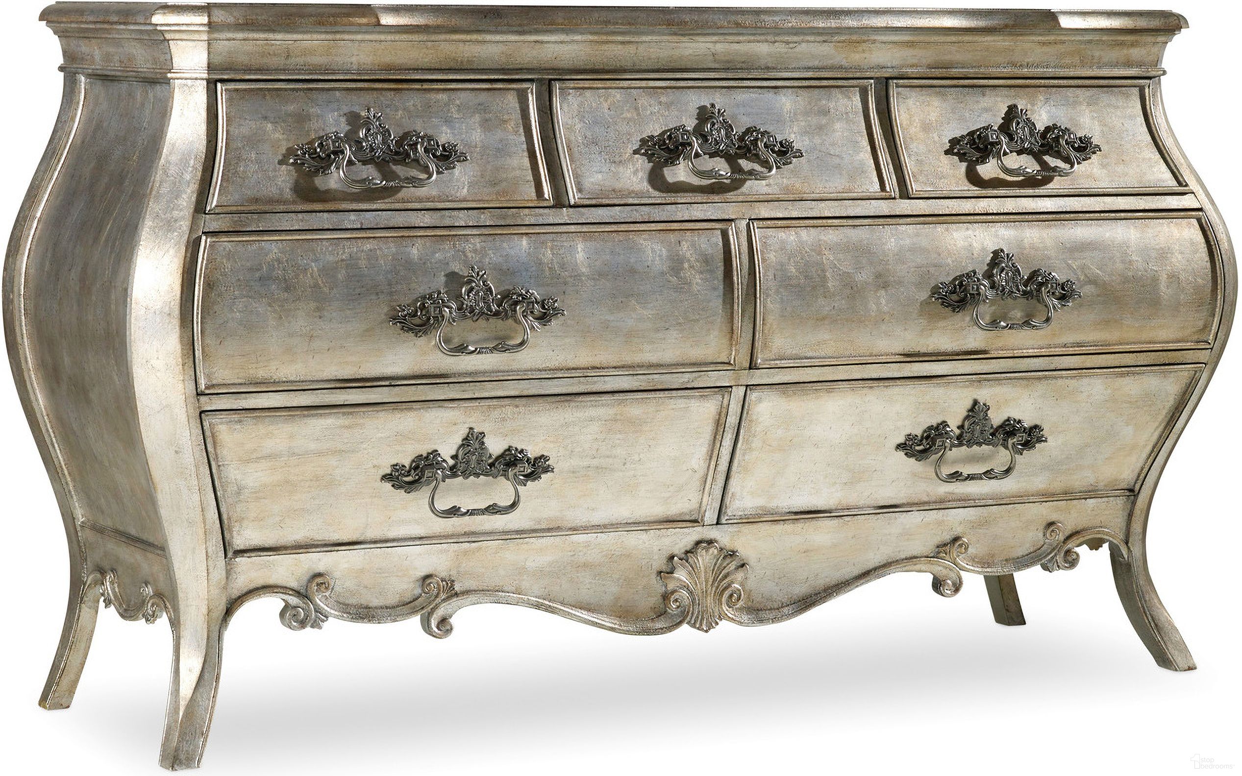 Sanctuary Silver 7 Drawer Dresser
