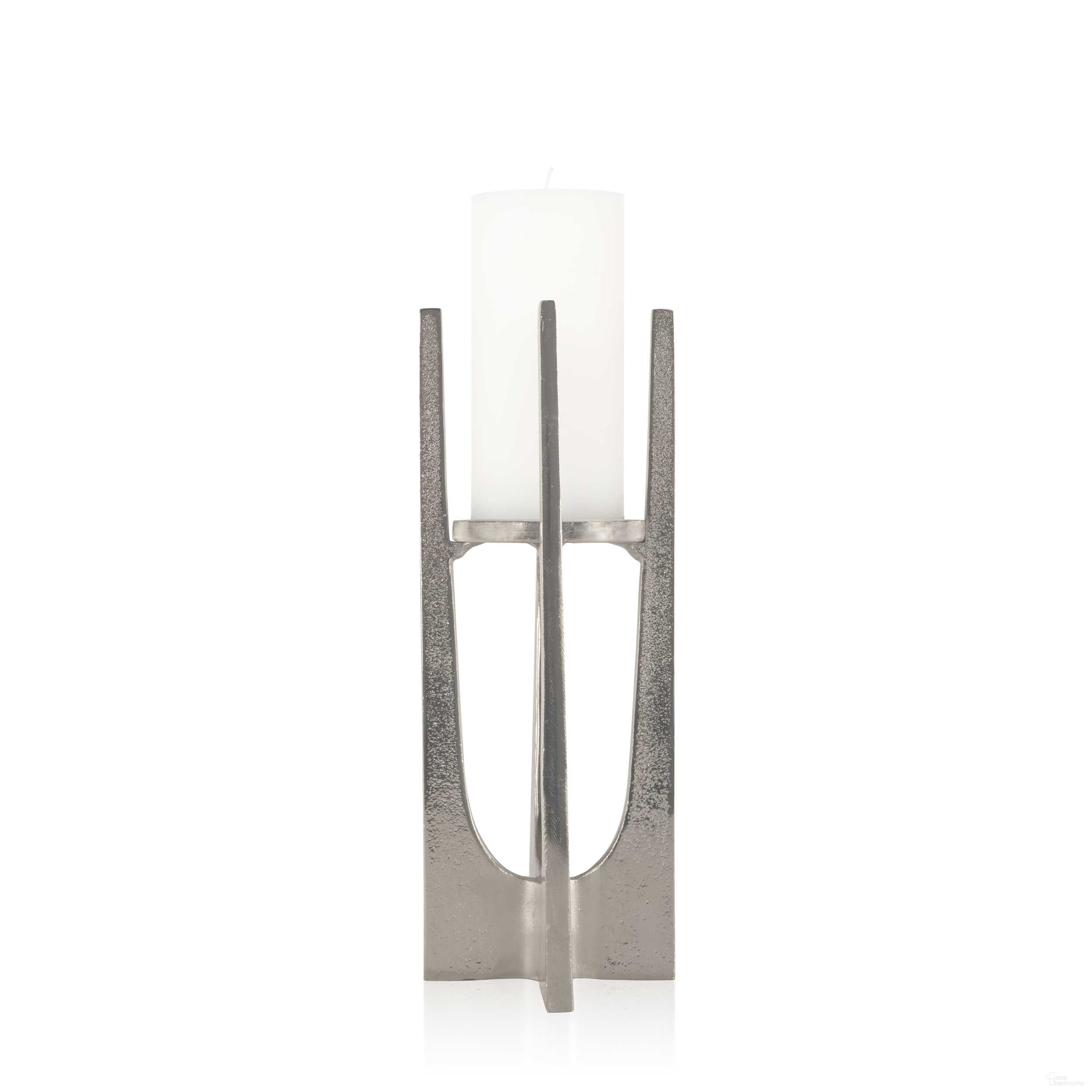 Sanders Small Candle Holder In Silver