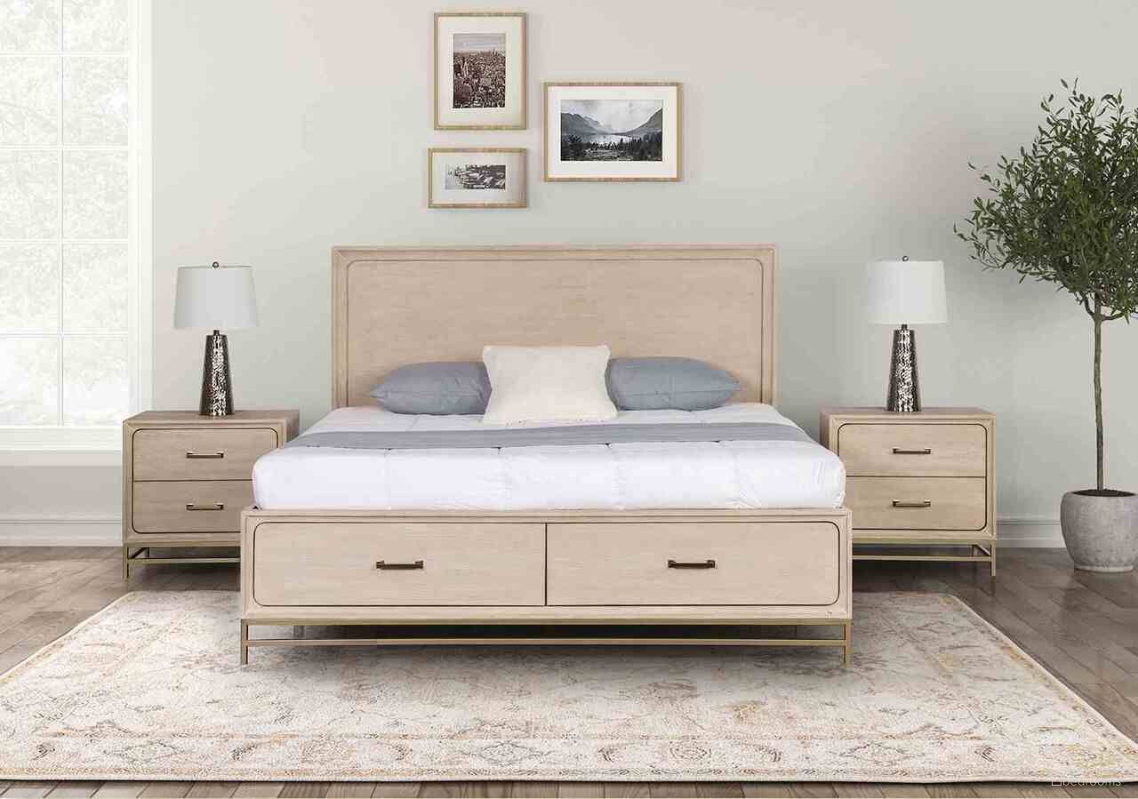 The appearance of Sandnes Queen Bed In Light Oak designed by Furniture of America in the transitional interior design. This light oak piece of furniture was selected by 1StopBedrooms from Sandnes Collection to add a touch of cosiness and style into your home. Sku: FM7369AK-Q-FB;FM7369AK-Q-HB;FM7369AK-R. Bed Type: Panel Bed. Bed Size: Queen. Material: Solid Wood.