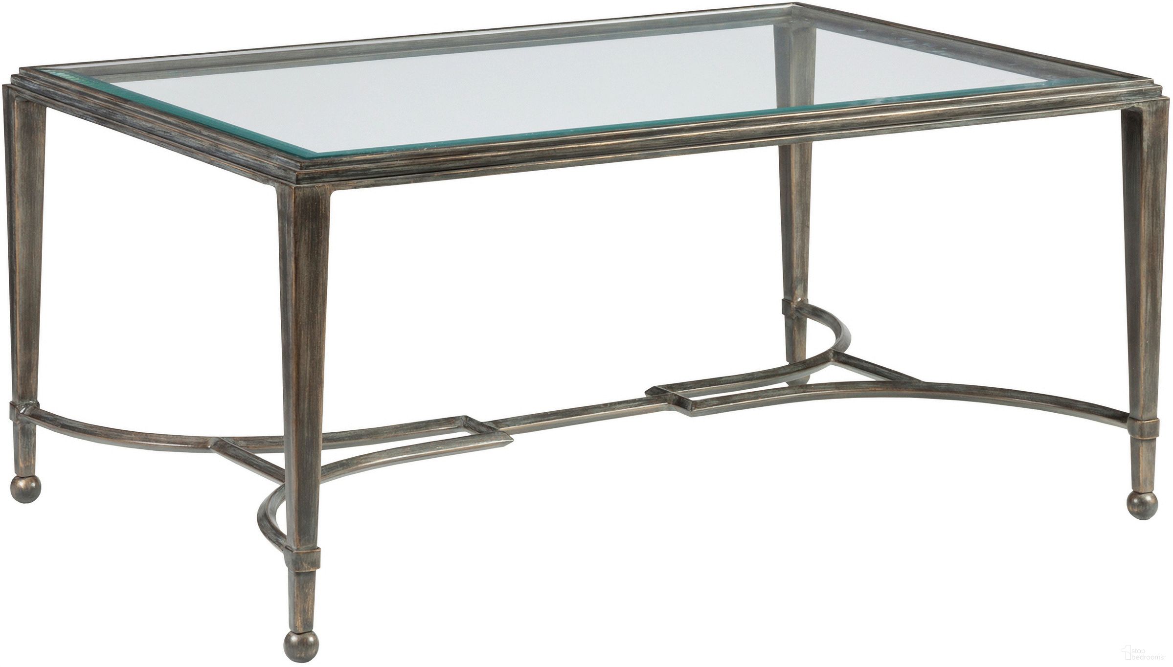 The appearance of Metal Designs Sangiovese Small Rectangular Cocktail Table In St. Laurent designed by Artistica Home in the industrial interior design. This st. laurent piece of furniture was selected by 1StopBedrooms from Metal Designs Collection to add a touch of cosiness and style into your home. Sku: 2011-945-44. Material: Metal.