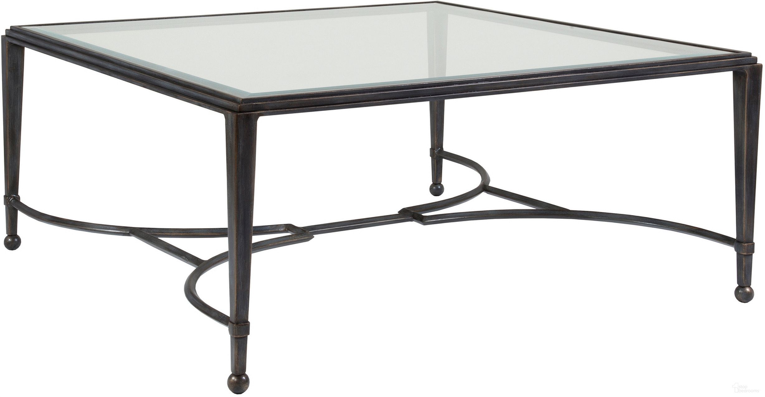 Metal Designs Sangiovese Square Cocktail Table In St. Laurent