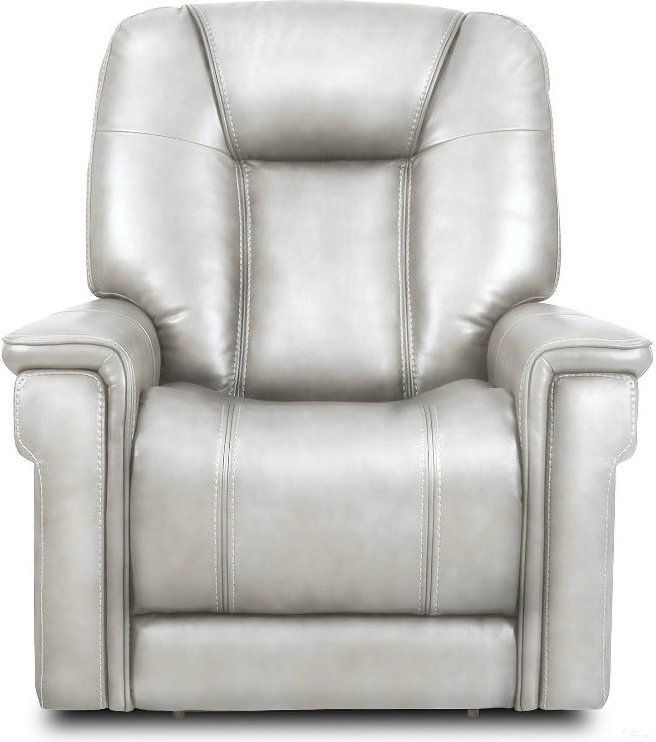 The appearance of Sanibel Power Recliner with Power Head Rest and Lay Flat Power Lumbar In Dove designed by BarcaLounger in the transitional interior design. This dove piece of furniture was selected by 1StopBedrooms from Sanibel Collection to add a touch of cosiness and style into your home. Sku: 9PHL1192375091. Material: Leather.