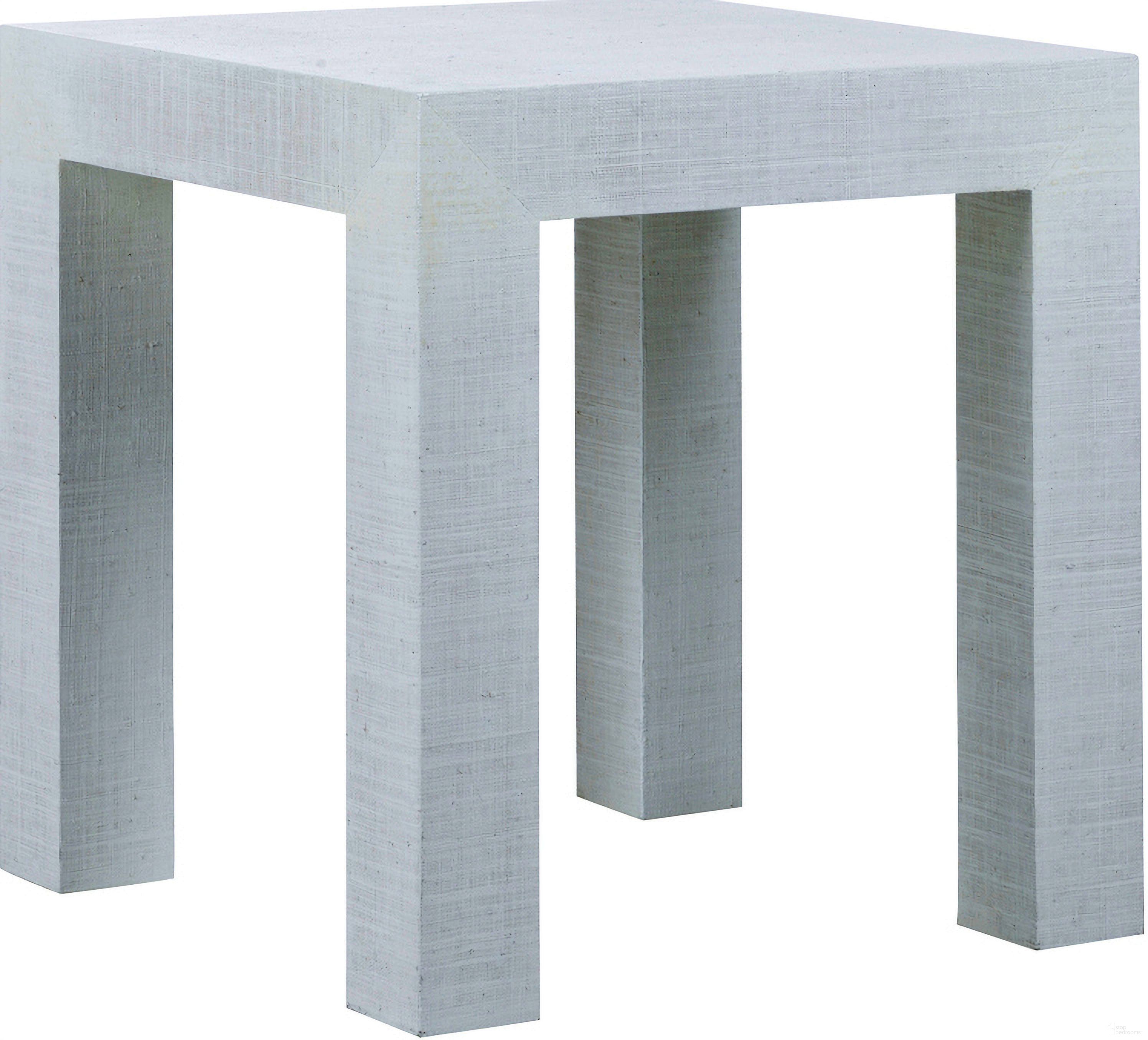 The appearance of Sanibel Side Table In White and Cream designed by Chelsea House in the modern / contemporary interior design. This white/cream piece of furniture  was selected by 1StopBedrooms from Jamie Merida Collection to add a touch of cosiness and style into your home. Sku: 385288. Material: Raffia.