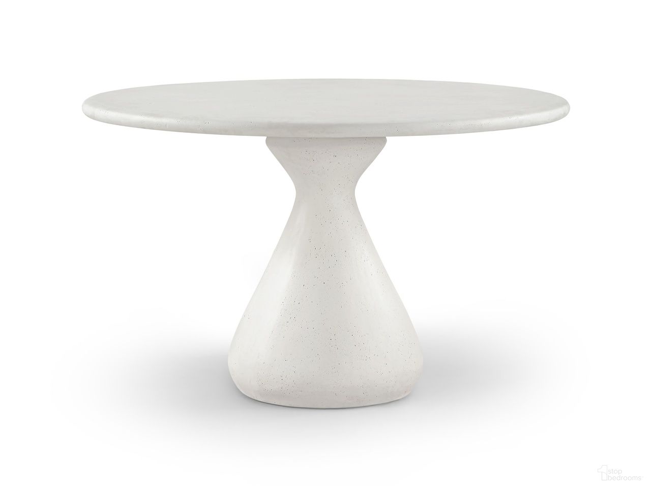 The appearance of Sano 48 Inch Concrete Indoor and Outdoor Dining Table In Cream designed by Meridian in the modern / contemporary interior design. This cream piece of furniture  was selected by 1StopBedrooms from Sano Collection to add a touch of cosiness and style into your home. Sku: 77041Cream-DT48 Box 1/2 (Top);77041Cream-DT48 Box 2/2 (Base). Table Base Style: Pedestal. Table Top Shape: Round. Material: Concrete. Size: 48".
