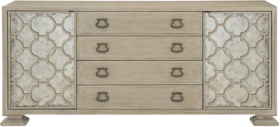 The appearance of Santa Barbara Buffet designed by Bernhardt in the modern / contemporary interior design. This sandstone piece of furniture was selected by 1StopBedrooms from Santa Barbara Collection to add a touch of cosiness and style into your home. Sku: 385132. Material: Wood.
