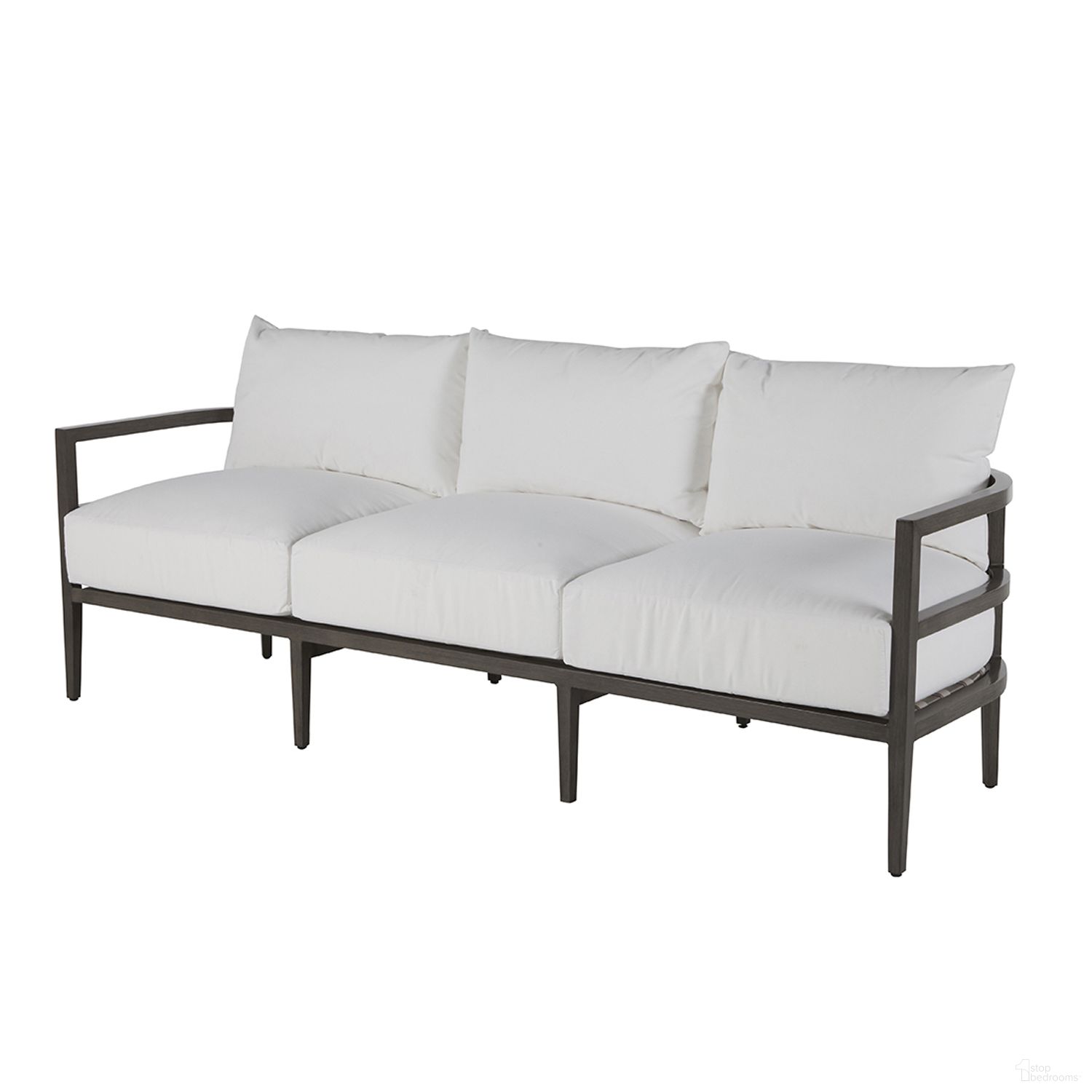 The appearance of Santa Barbara N-Dura Sofa In Heidi Silver designed by Summer Classics in the modern / contemporary interior design. This heidi silver piece of furniture  was selected by 1StopBedrooms from Santa Barbara Collection to add a touch of cosiness and style into your home. Sku: 127931+C718P5025N. Material: Wood.