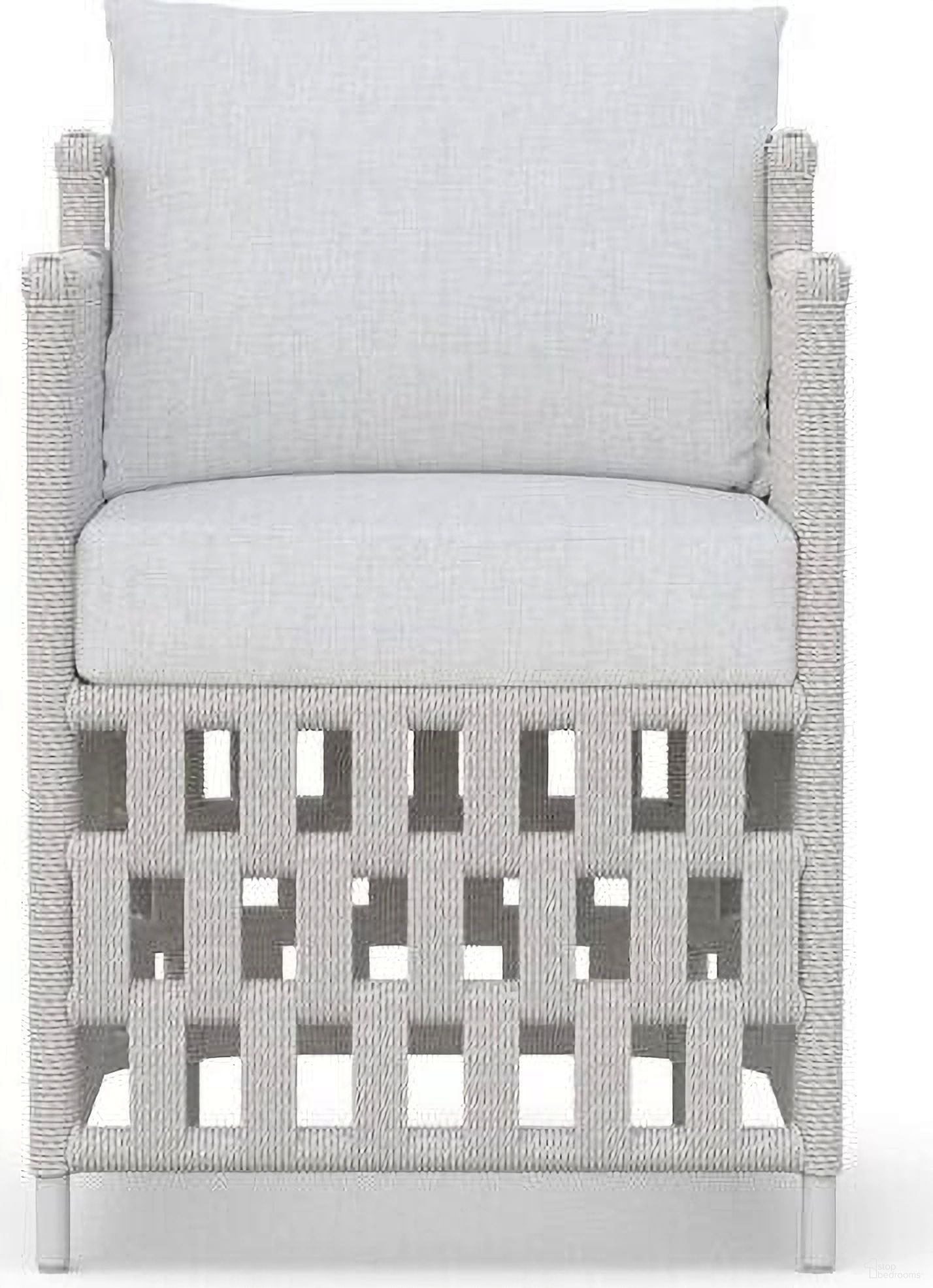 The appearance of Santa Cruz Dining Chair with Cushion In Polar and Matte White designed by Azzurro Living in the traditional interior design. This polar/matte white piece of furniture was selected by 1StopBedrooms from Santa Cruz Collection to add a touch of cosiness and style into your home. Sku: SCZ-W21D-CU. Material: Aluminum.