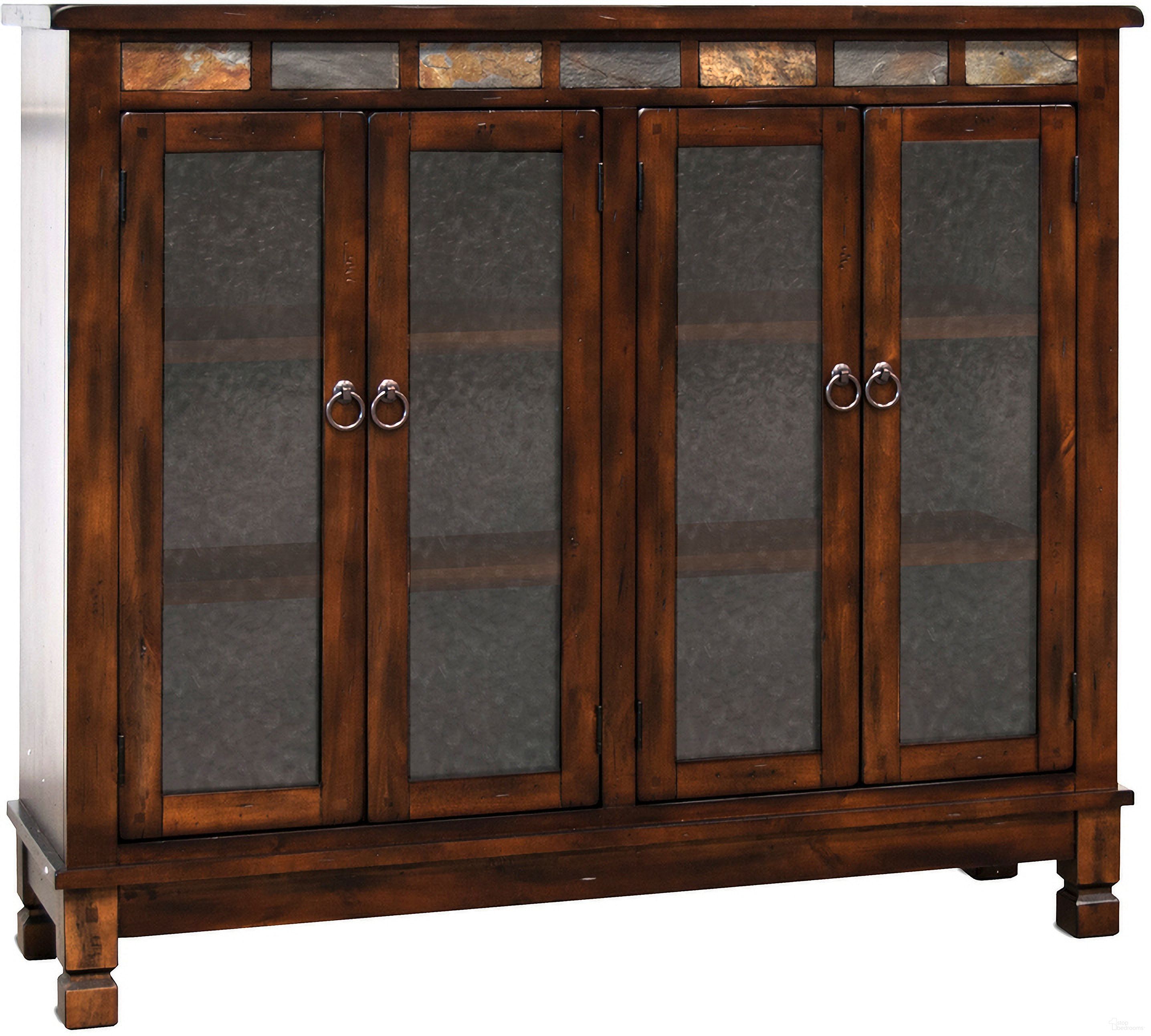The appearance of Santa Fe 4 Door Bookcase designed by Sunny Designs in the traditional interior design. This dark chocolate piece of furniture  was selected by 1StopBedrooms from Santa Fe Collection to add a touch of cosiness and style into your home. Sku: 2813DC2. Material: Solid Wood.