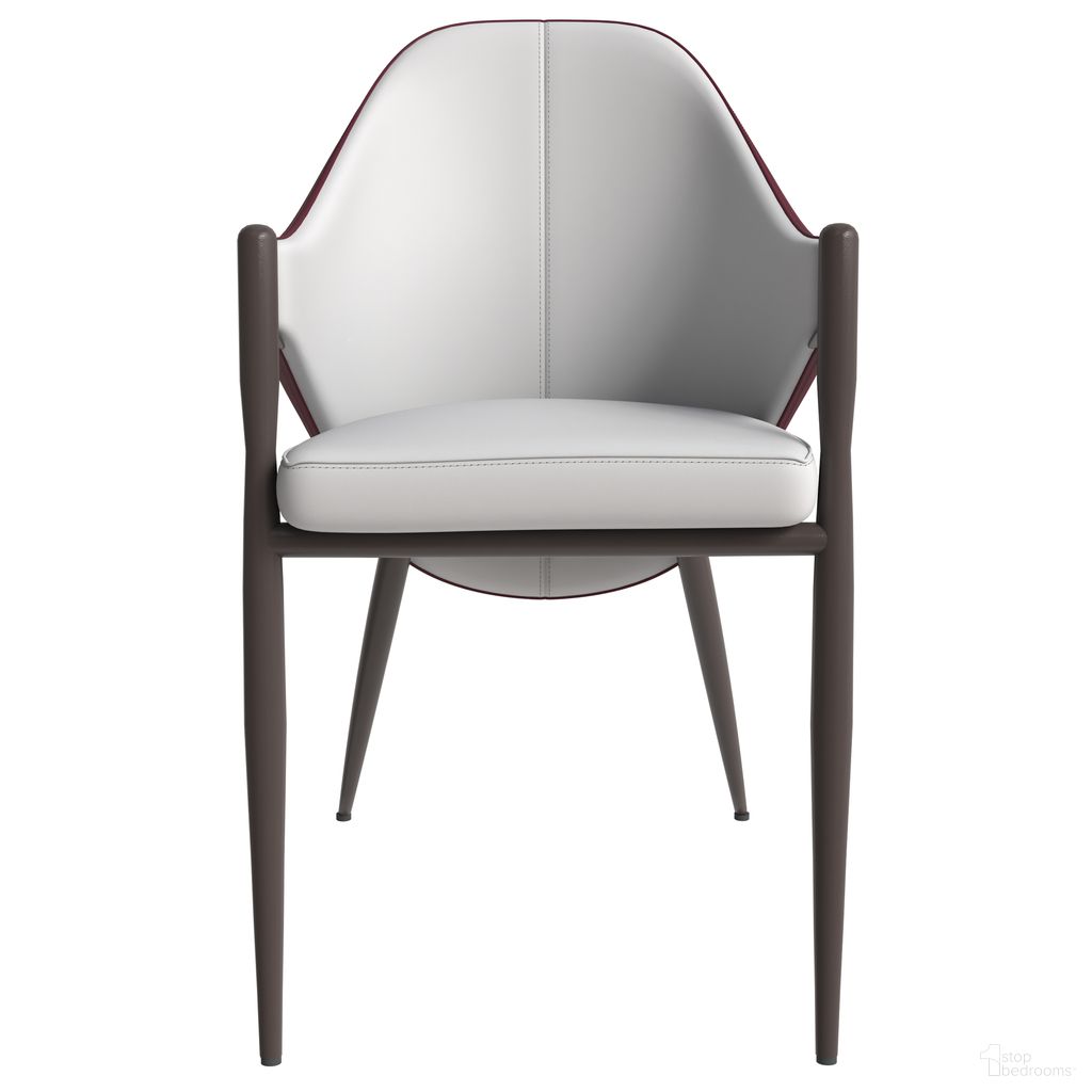 Sante Modern Dining Chair In Bordeaux