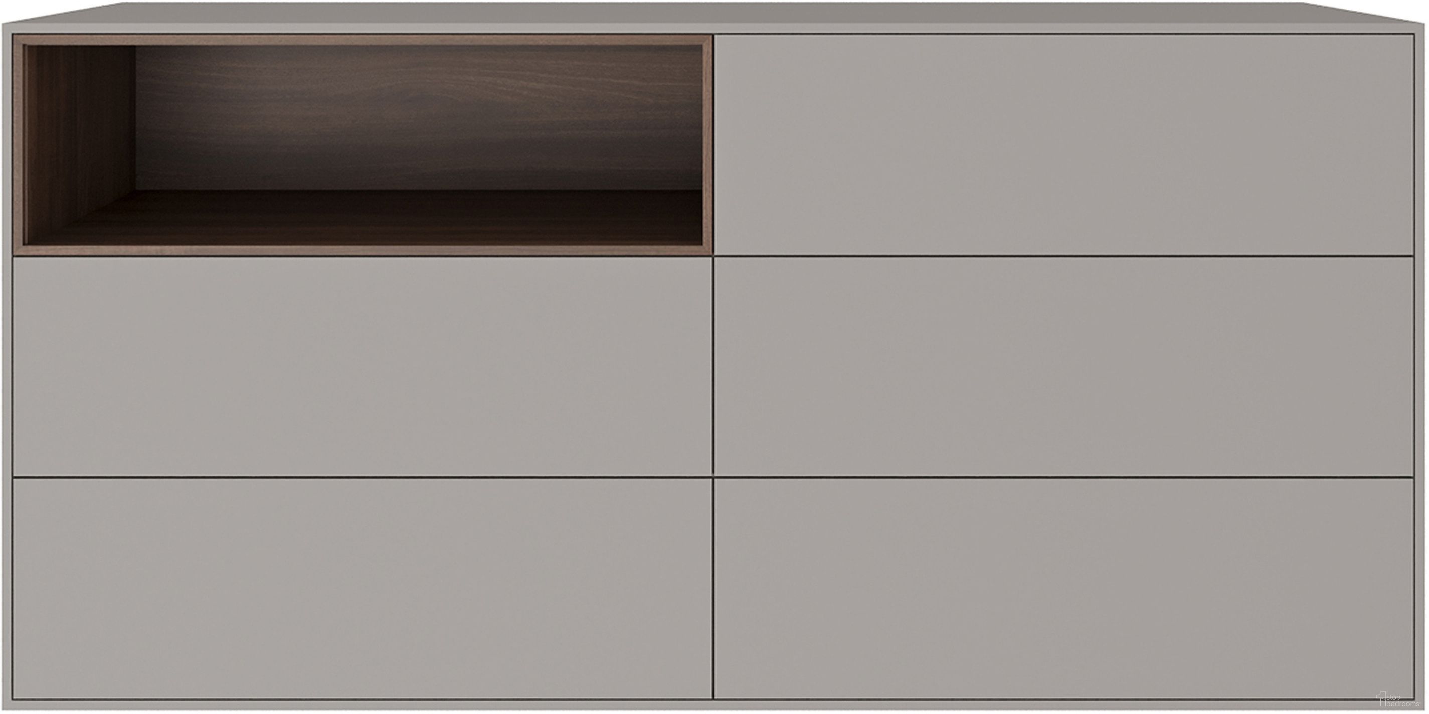 Santino Dresser In Taupe Matte
