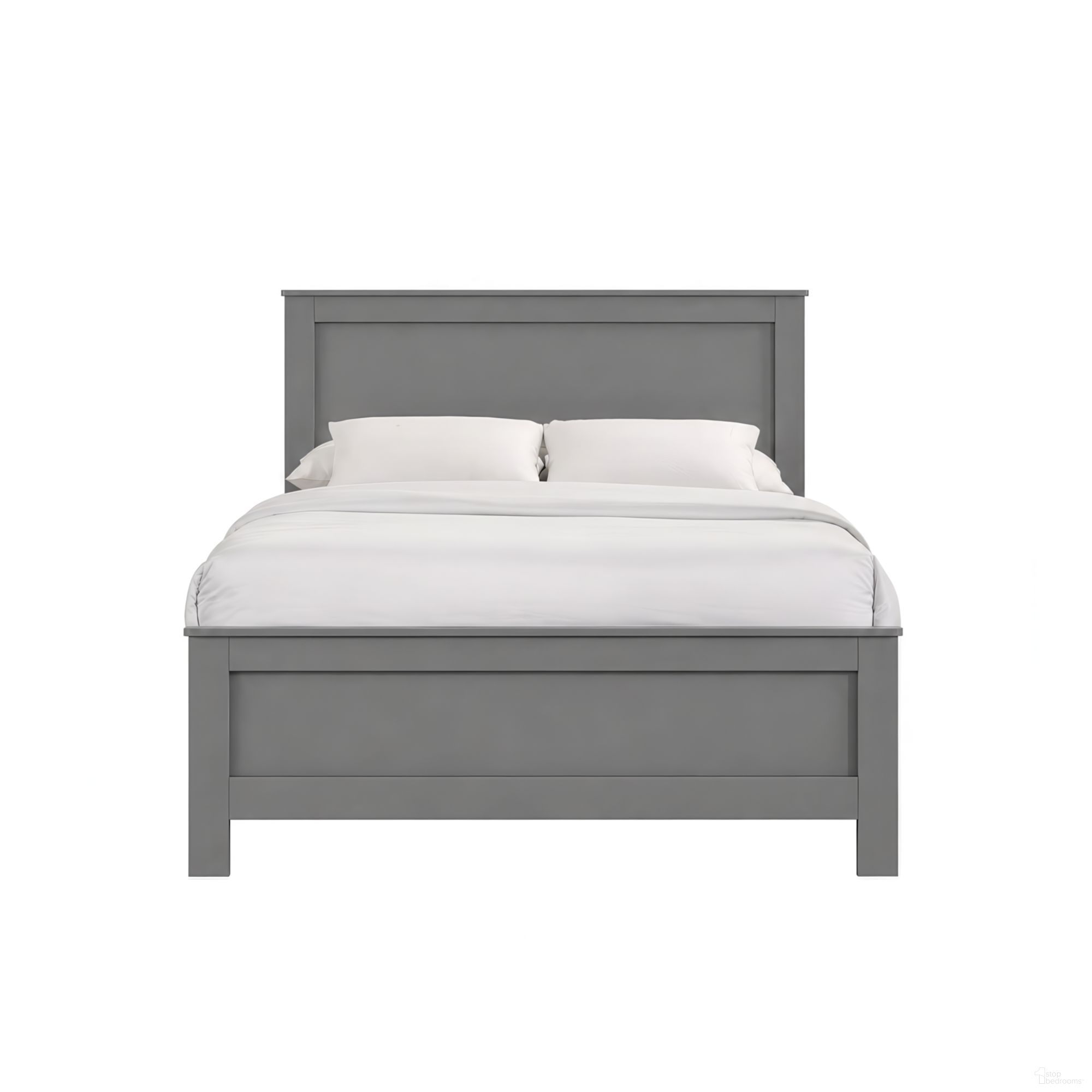 Santino Full Panel Bed In Grey
