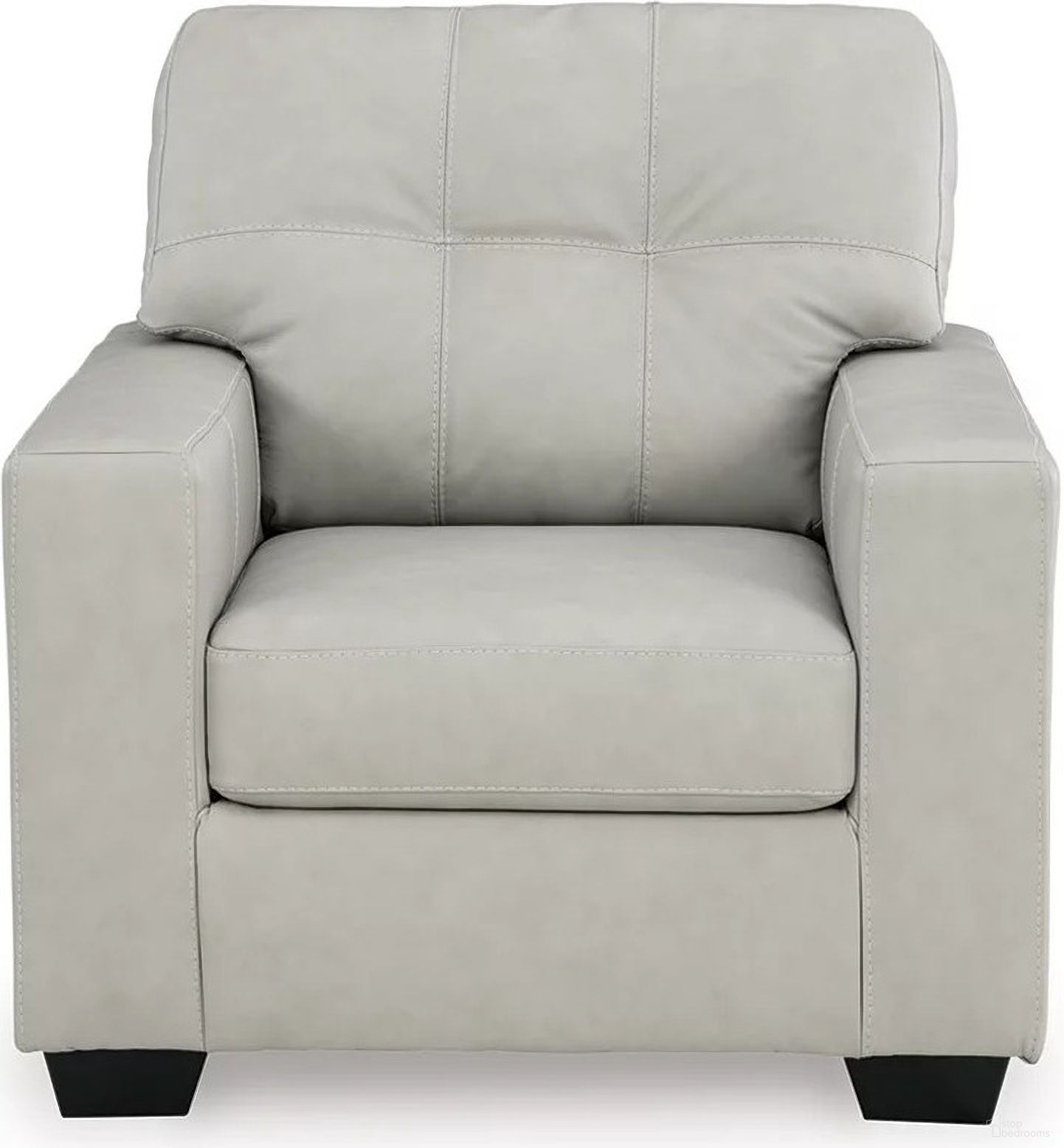 The appearance of Santorine Chair In Bone designed by Signature Design by Ashley in the modern / contemporary interior design. This bone piece of furniture was selected by 1StopBedrooms from Santorine Collection to add a touch of cosiness and style into your home. Sku: 2170820. Material: Faux Leather.
