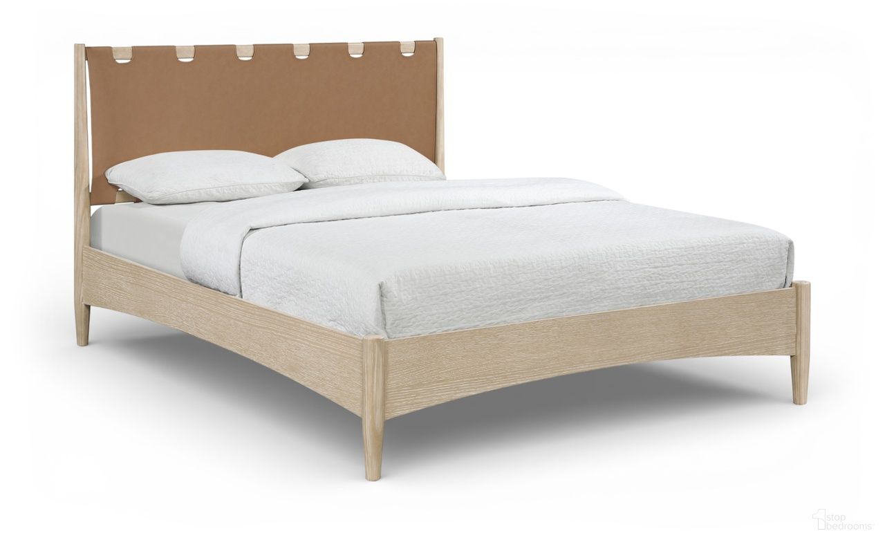 The appearance of Santos Vegan Leather Headboard and Wood King Bed In Brown designed by Meridian in the modern / contemporary interior design. This brown piece of furniture was selected by 1StopBedrooms from Santos Collection to add a touch of cosiness and style into your home. Sku: B1264Brown-K Box 1/2 (Headboard / Footboard);B1264Brown-K Box 2/2 (Rails / Slats / Legs / Hardware). Bed Type: Platform Bed. Bed Size: King. Material: Pine Wood.