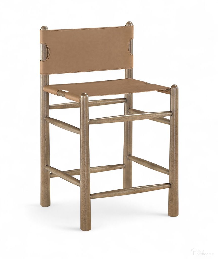 The appearance of Santos Vegan Leather Upholstered Counter Stool In Brown designed by Meridian in the modern / contemporary interior design. This brown piece of furniture was selected by 1StopBedrooms from Santos Collection to add a touch of cosiness and style into your home. Sku: 77097Brown-C. Material: Foam.