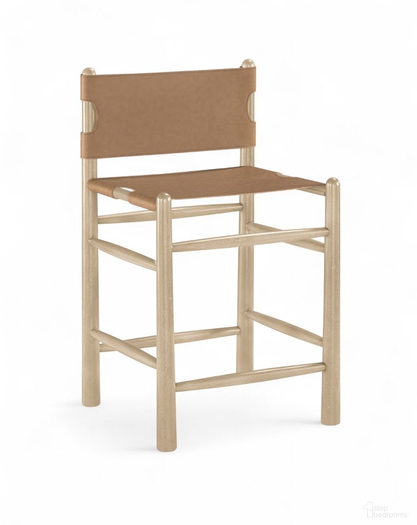 The appearance of Santos Vegan Leather Upholstered Counter Stool In Brown designed by Meridian in the modern / contemporary interior design. This brown piece of furniture was selected by 1StopBedrooms from Santos Collection to add a touch of cosiness and style into your home. Sku: 77096Brown-C. Material: Foam.