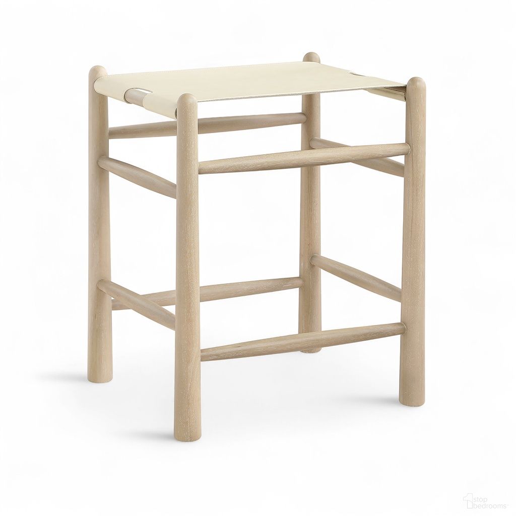The appearance of Santos Vegan Leather Upholstered Counter Stool In Cream designed by Meridian in the modern / contemporary interior design. This cream piece of furniture was selected by 1StopBedrooms from Santos Collection to add a touch of cosiness and style into your home. Sku: 77098Cream-C. Material: Foam.