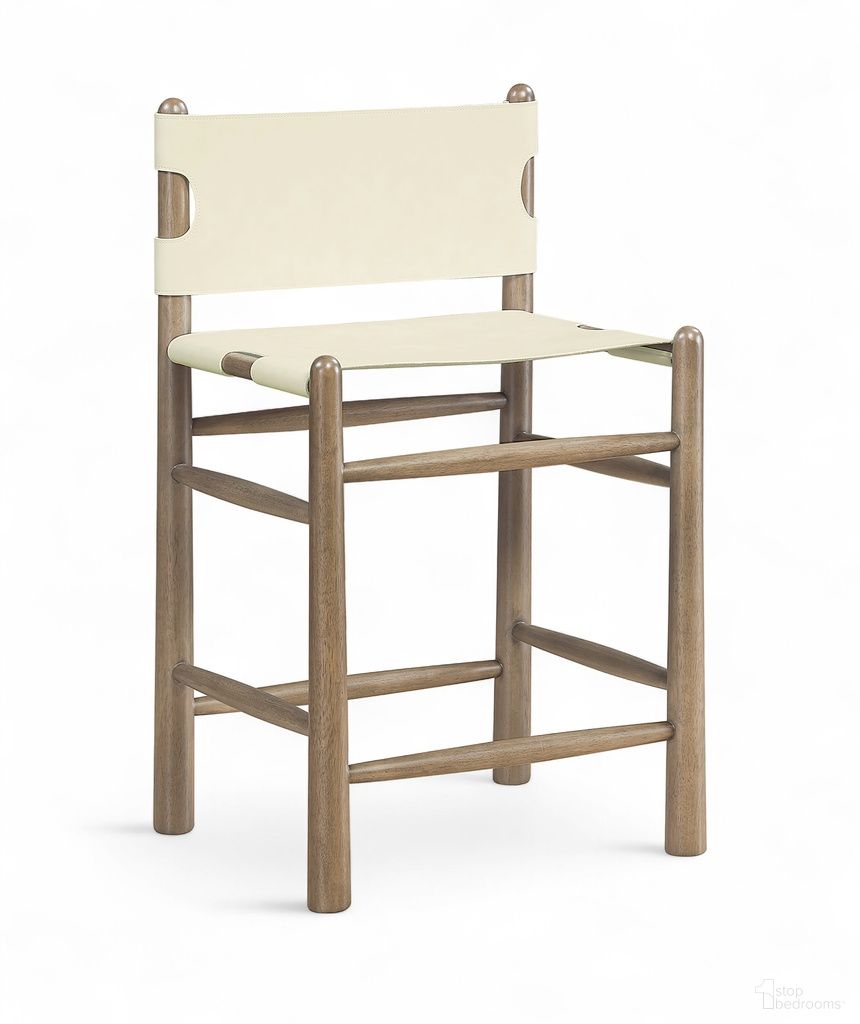 The appearance of Santos Vegan Leather Upholstered Counter Stool In Cream designed by Meridian in the modern / contemporary interior design. This cream piece of furniture was selected by 1StopBedrooms from Santos Collection to add a touch of cosiness and style into your home. Sku: 77097Cream-C. Material: Foam.