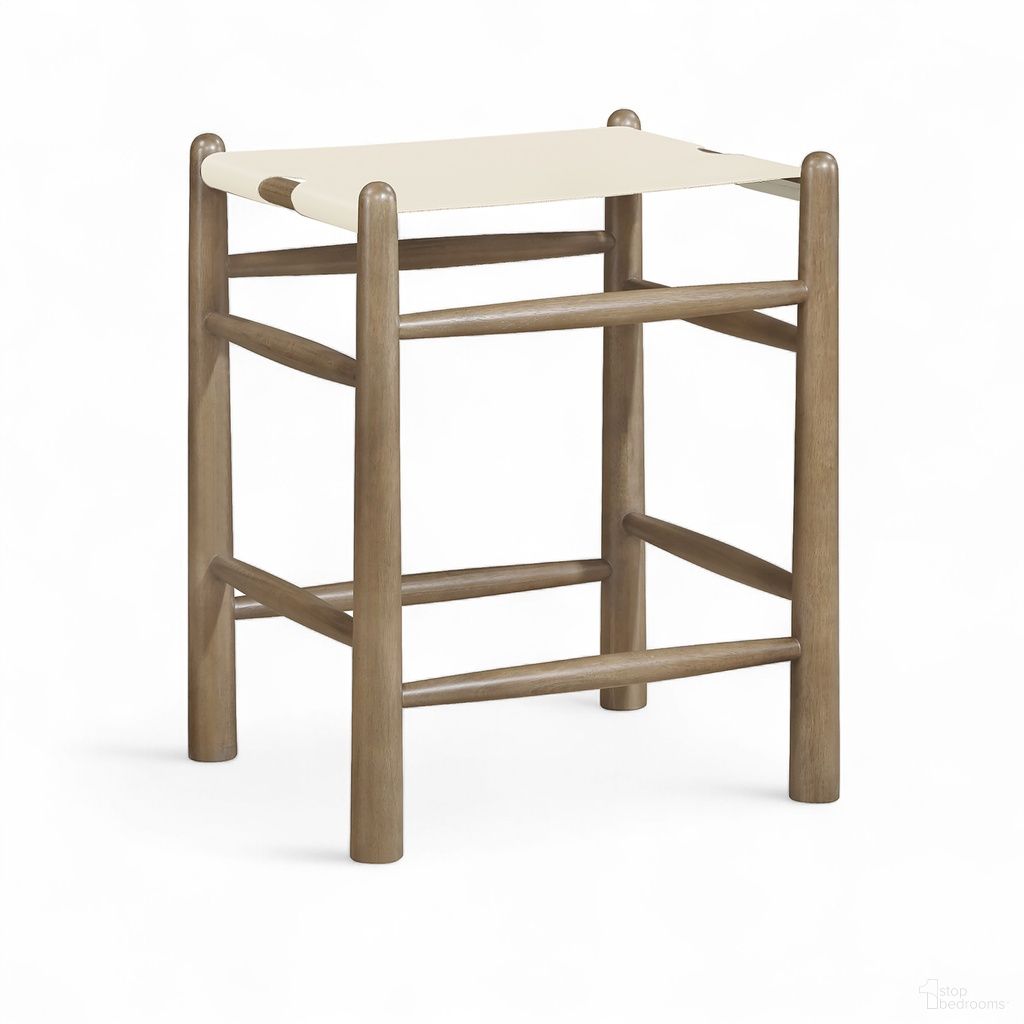 The appearance of Santos Vegan Leather Upholstered Counter Stool In Cream designed by Meridian in the modern / contemporary interior design. This cream piece of furniture was selected by 1StopBedrooms from Santos Collection to add a touch of cosiness and style into your home. Sku: 77099Cream-C. Material: Foam.
