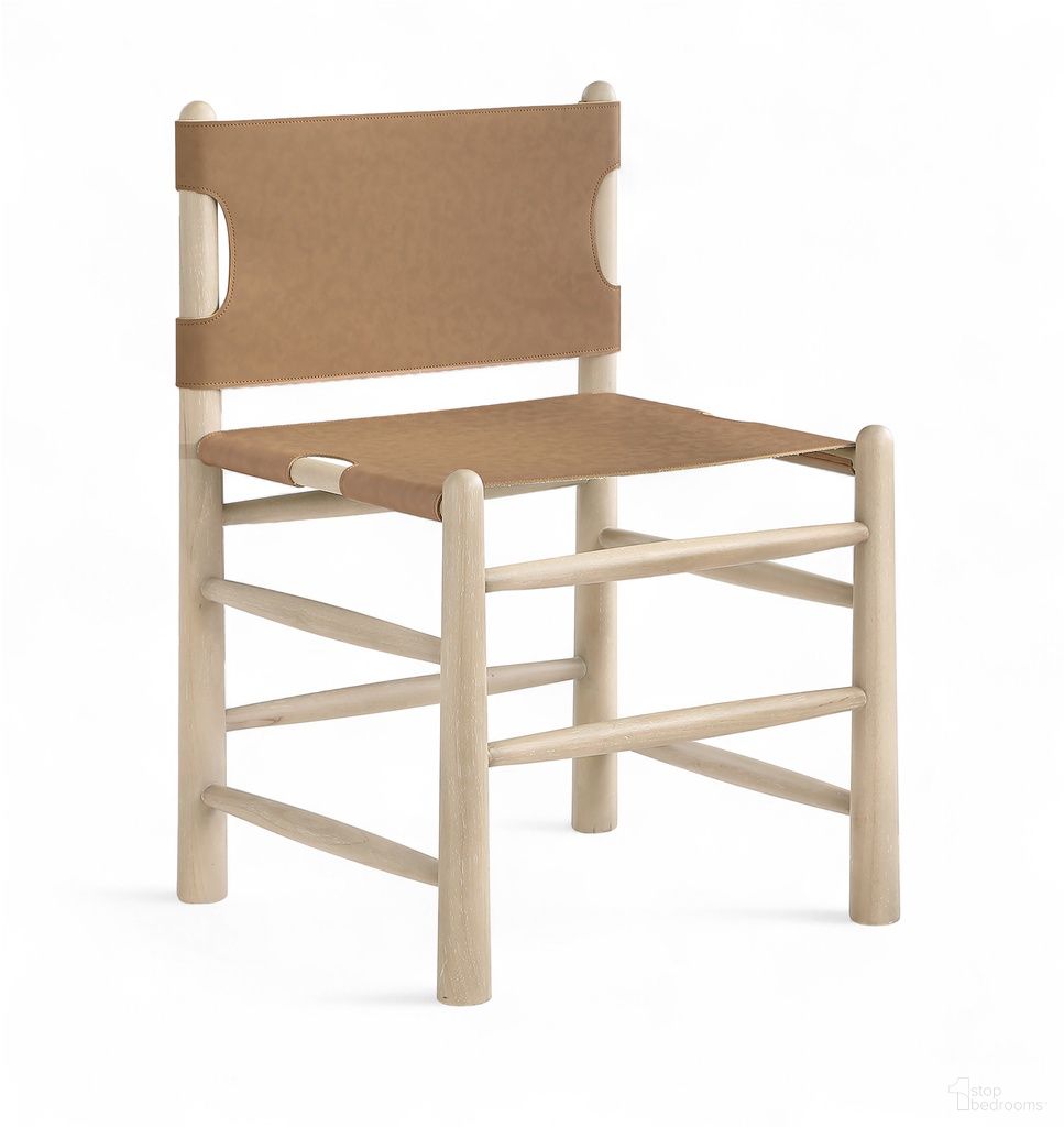The appearance of Santos Vegan Leather Upholstered Dining Chair Set of 2 In Brown designed by Meridian in the modern / contemporary interior design. This brown piece of furniture was selected by 1StopBedrooms from Santos Collection to add a touch of cosiness and style into your home. Sku: 77094Brown-C. Material: Foam. Chair Type: Side Chair.