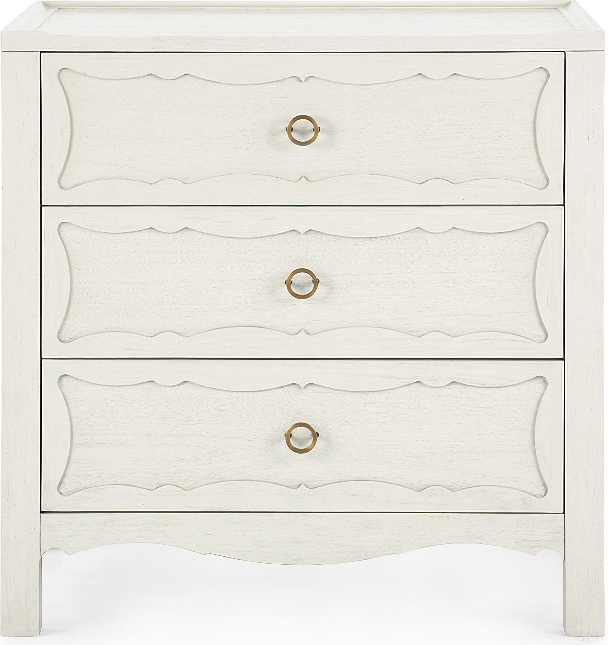 The appearance of Sara 3-Drawer End Table In Sailcloth Sheen designed by Villa & House in the traditional interior design. This sailcloth sheen piece of furniture  was selected by 1StopBedrooms from Sara Collection to add a touch of cosiness and style into your home. Sku: SAR-130-9540-884. Material: Acacia.