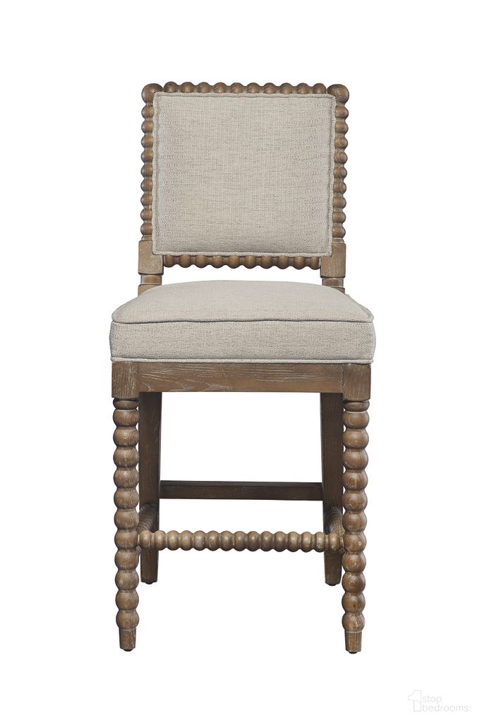 The appearance of Sara Counter Stool designed by Furniture Classics in the modern / contemporary interior design. This piece of furniture was selected by 1StopBedrooms from Sara Collection to add a touch of cosiness and style into your home. Sku: 20-445. Material: Linen.