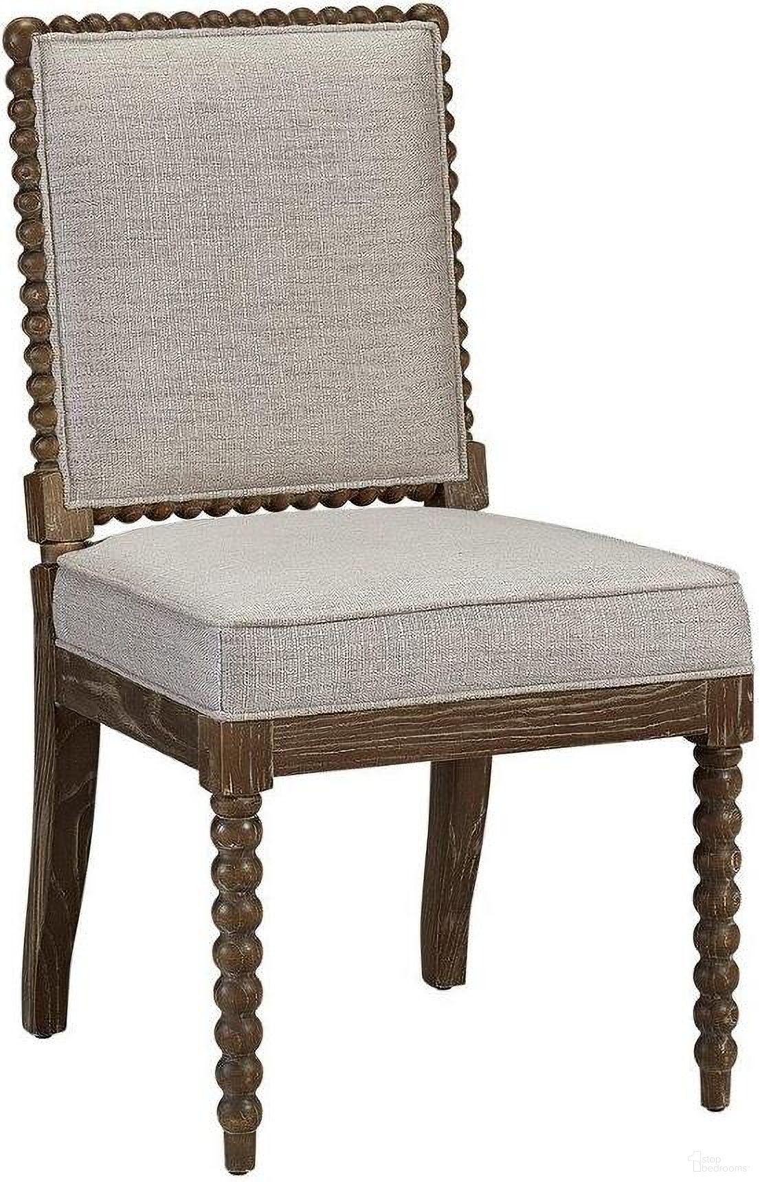 The appearance of Sara Dining Chair Set of 2 20-369 designed by Furniture Classics in the transitional interior design. This gray piece of furniture was selected by 1StopBedrooms from Sara Collection to add a touch of cosiness and style into your home. Sku: 20-369. Material: Wood. Chair Type: Side Chair.