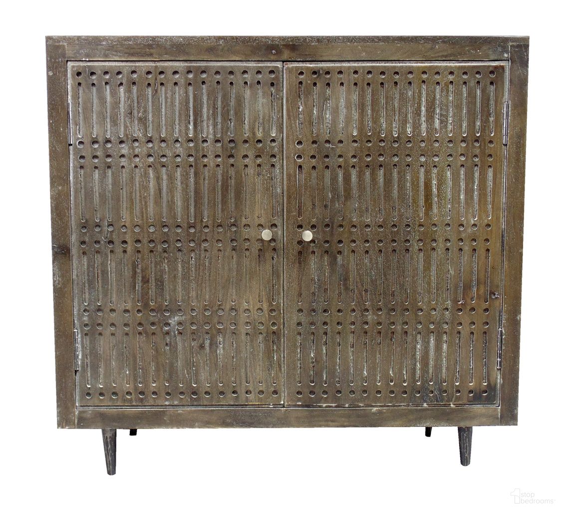 The appearance of Sarah 2-Door Sideboard In Antique Brown designed by Moti in the traditional interior design. This antique brown piece of furniture was selected by 1StopBedrooms from Sarah Collection to add a touch of cosiness and style into your home. Sku: 79109002. Material: Wood.