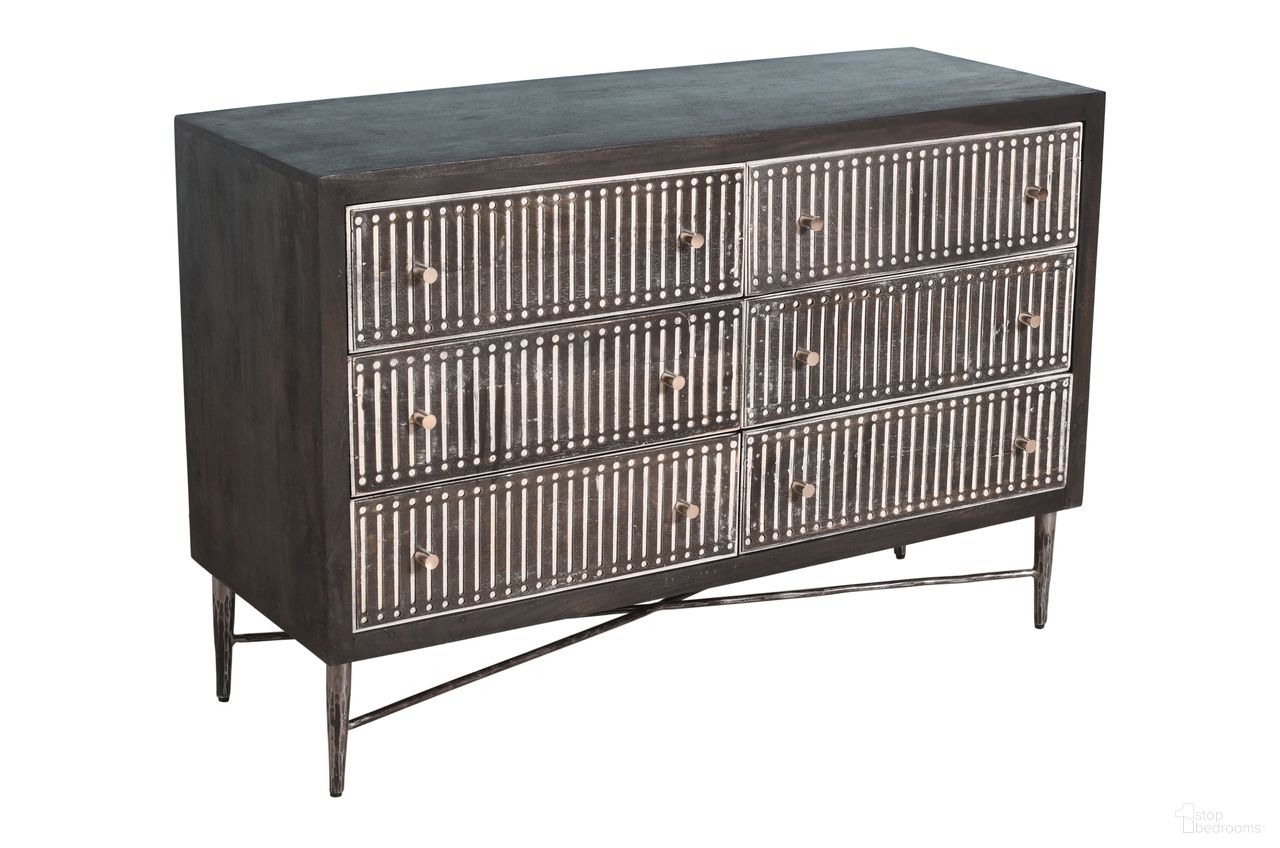 The appearance of Sarah 6-Drawer Chest In Antique Brown designed by Moti in the modern / contemporary interior design. This antique brown piece of furniture was selected by 1StopBedrooms from Sarah Collection to add a touch of cosiness and style into your home. Sku: 79116001A. Material: Mango Wood.