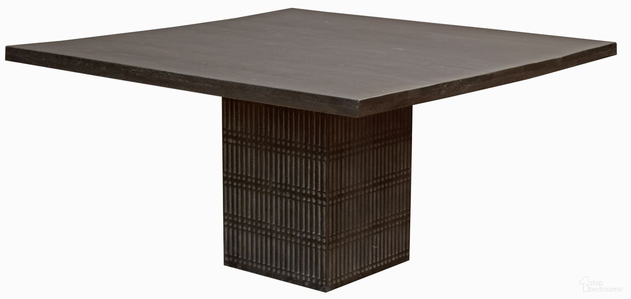 The appearance of Sarah 60 Inch Square Gathering Table In Antique Brown designed by Moti in the traditional interior design. This antique brown piece of furniture was selected by 1StopBedrooms from Sarah Collection to add a touch of cosiness and style into your home. Sku: 79102001. Table Base Style: Pedestal. Table Top Shape: Square. Material: Wood. Size: 60" x 60".